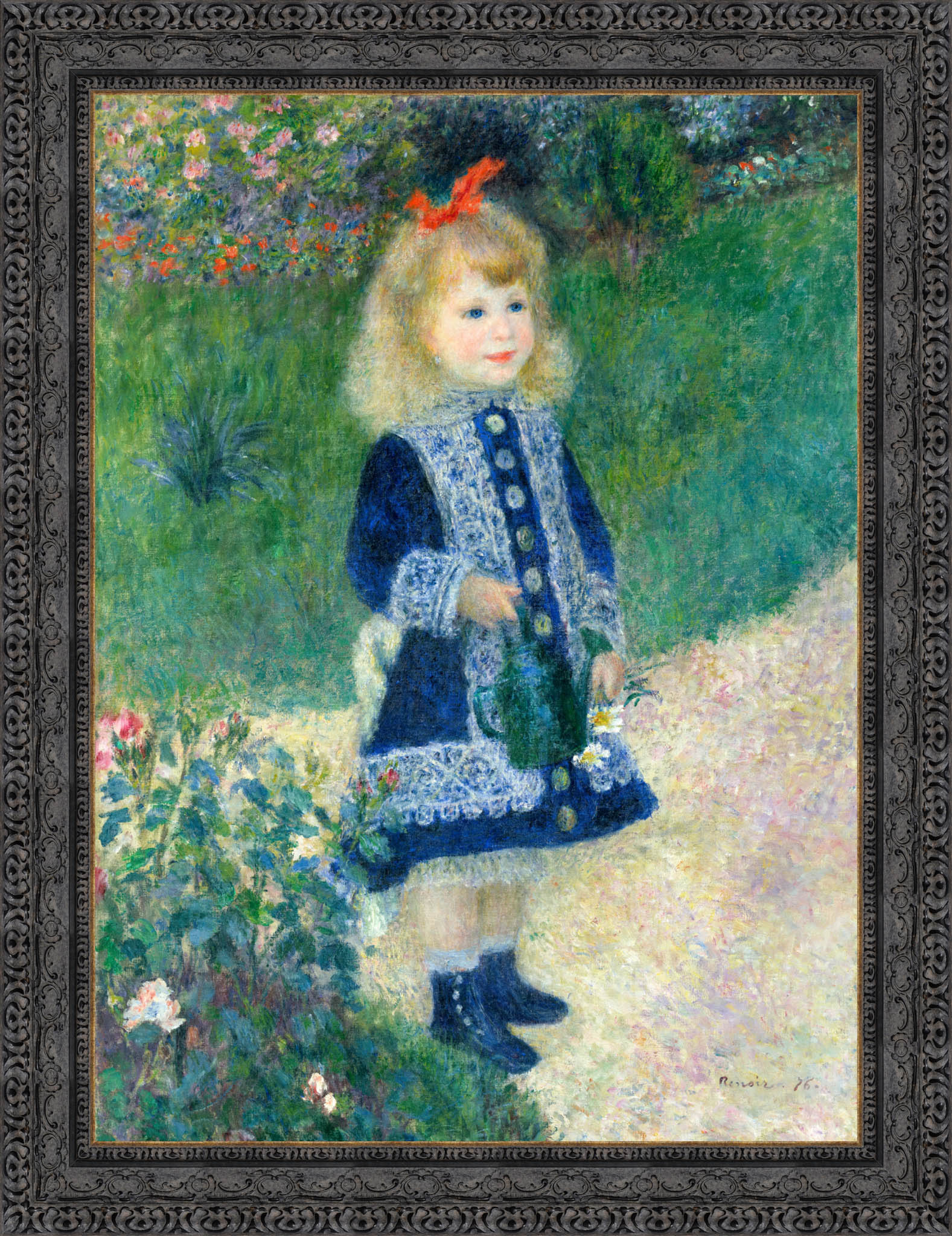 A Girl with a Watering Can – Pierre - Auguste Renoir, 1876 - Canvas Classics