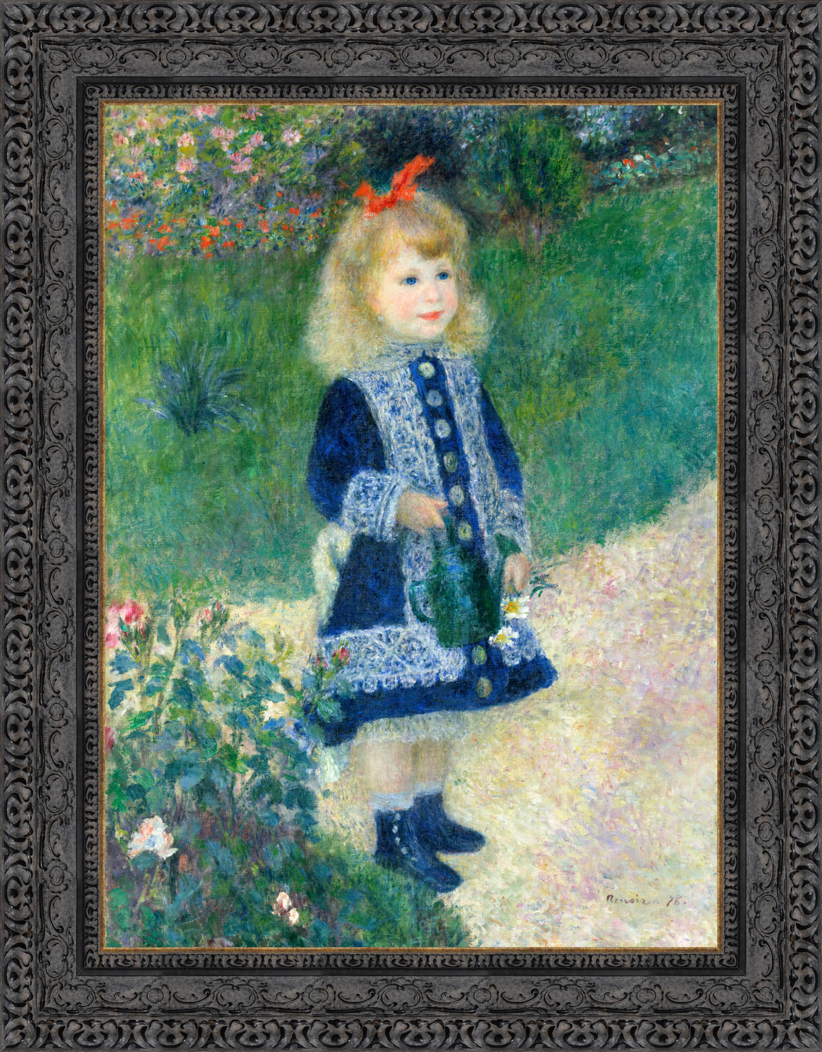 A Girl with a Watering Can – Pierre - Auguste Renoir, 1876 - Canvas Classics