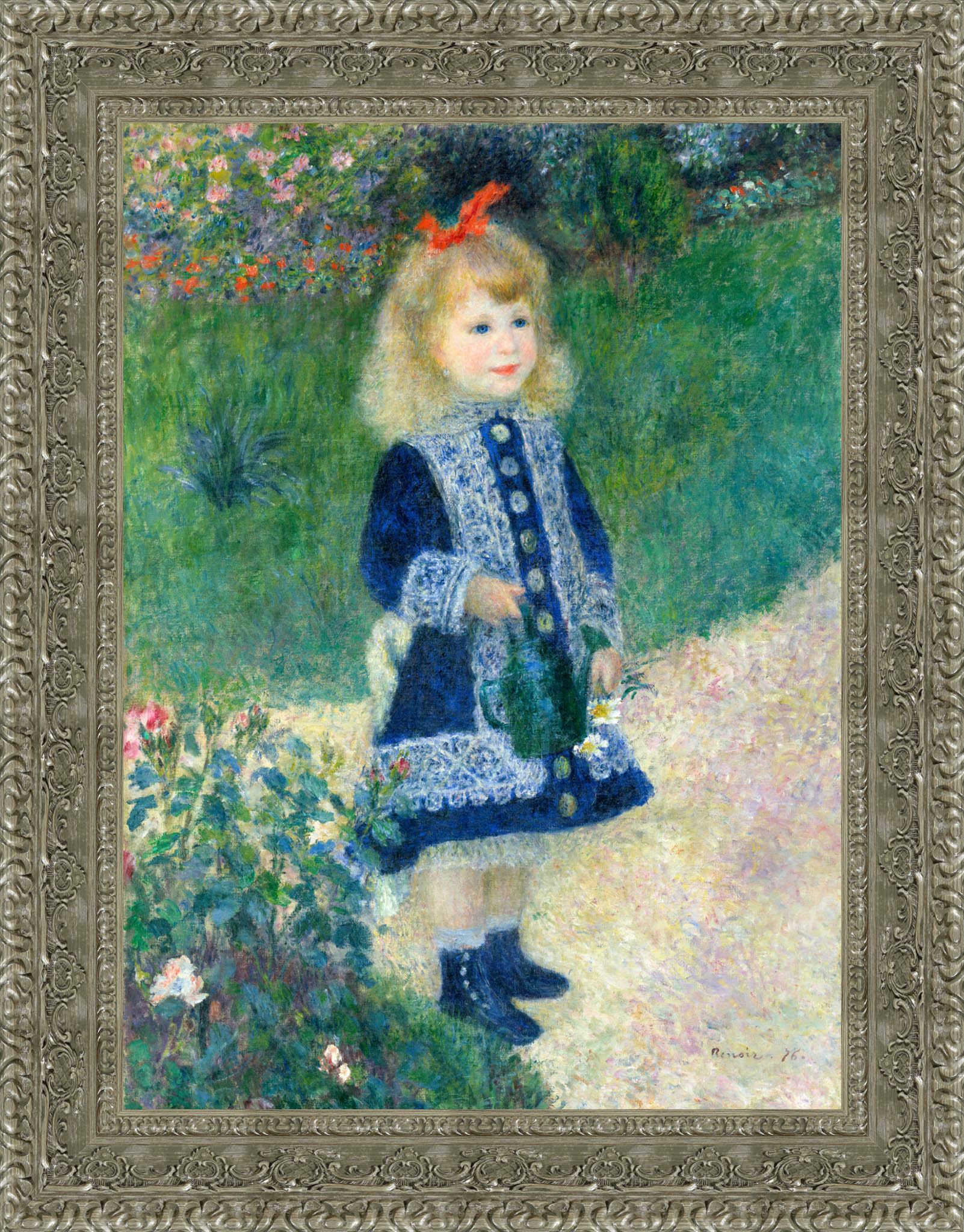 A Girl with a Watering Can – Pierre - Auguste Renoir, 1876 - Canvas Classics