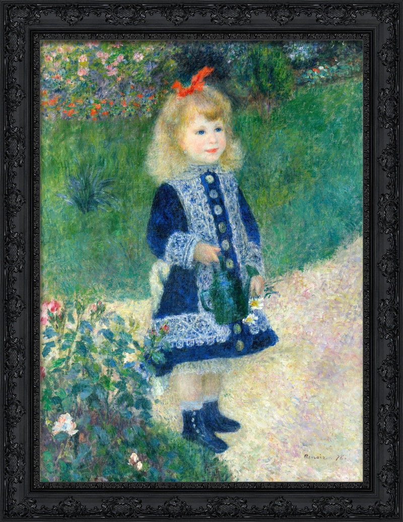 A Girl with a Watering Can – Pierre-Auguste Renoir, 1876