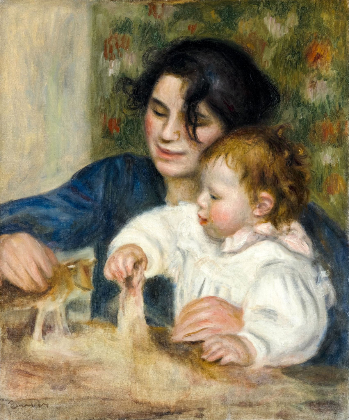 Gabrielle And Jean – Pierre-Auguste Renoir, 1895-1896, framed