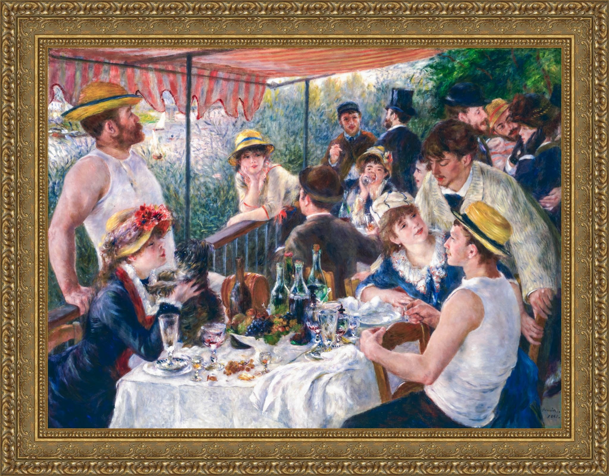 Luncheon of the Boating Party – Pierre - Auguste Renoir, 1881 - Canvas Classics