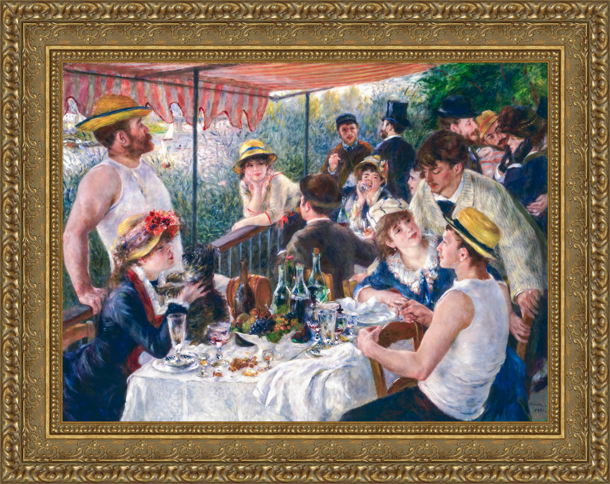 Luncheon of the Boating Party – Pierre - Auguste Renoir, 1881 - Canvas Classics