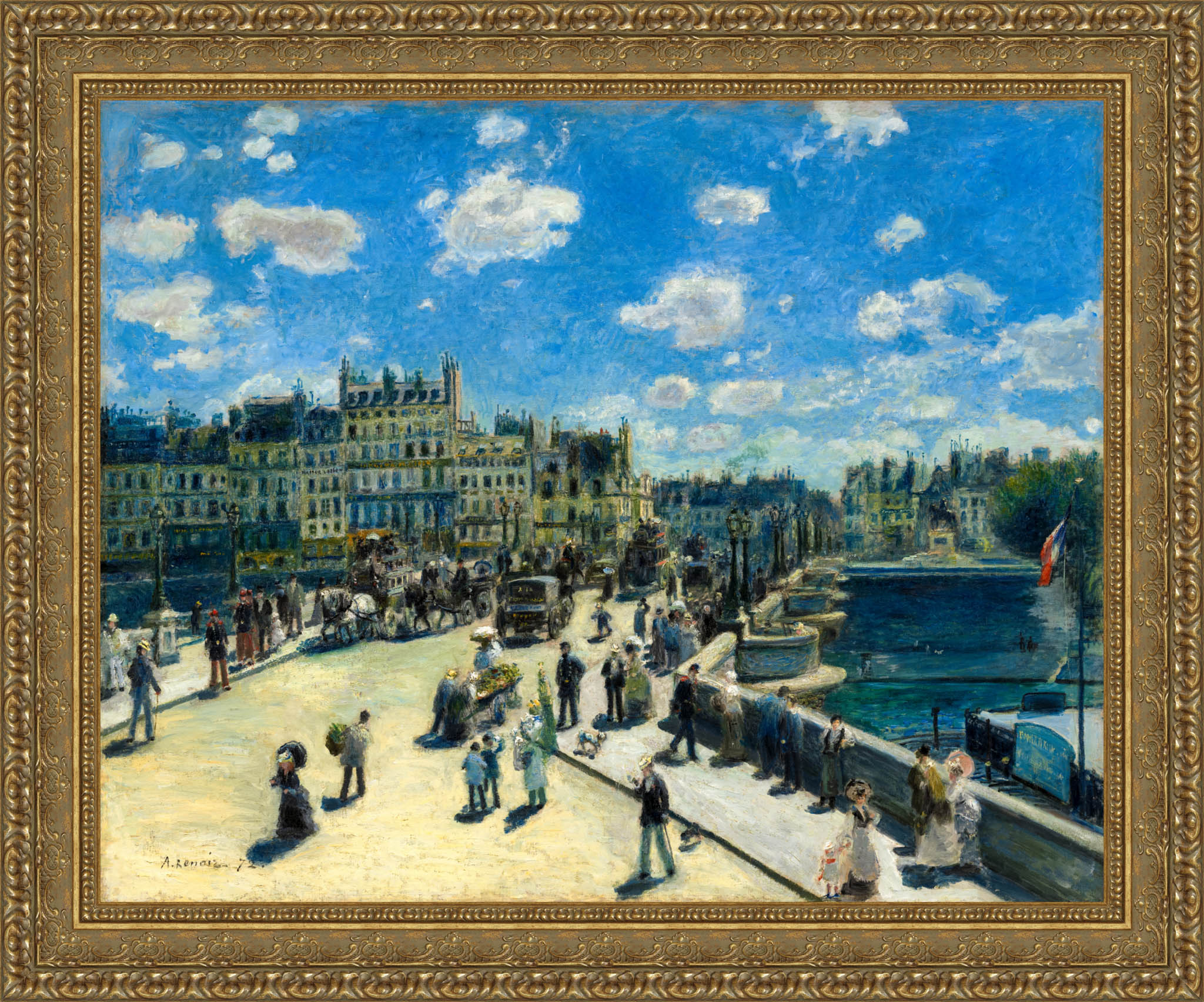 Pont Neuf Paris – Pierre Auguste Renoir, 1872 - Canvas Classics
