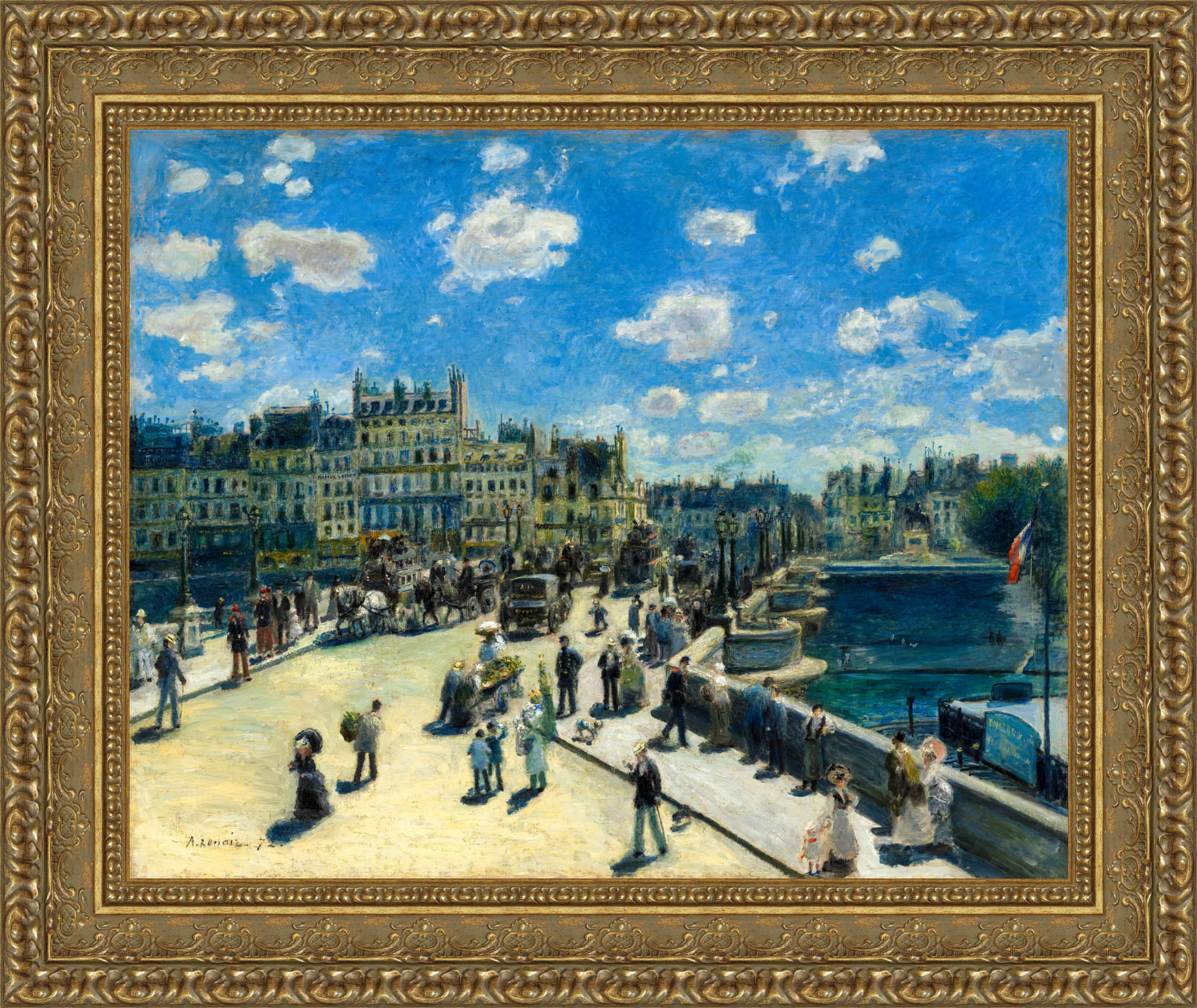 Pont Neuf Paris – Pierre Auguste Renoir, 1872 - Canvas Classics