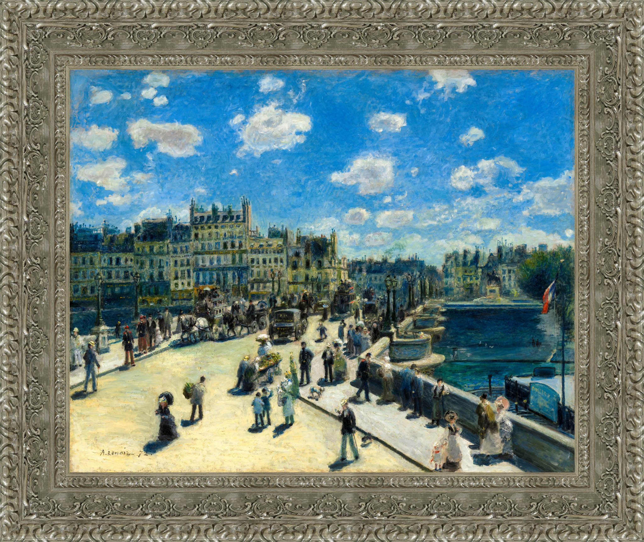 Pont Neuf Paris – Pierre Auguste Renoir, 1872 - Canvas Classics