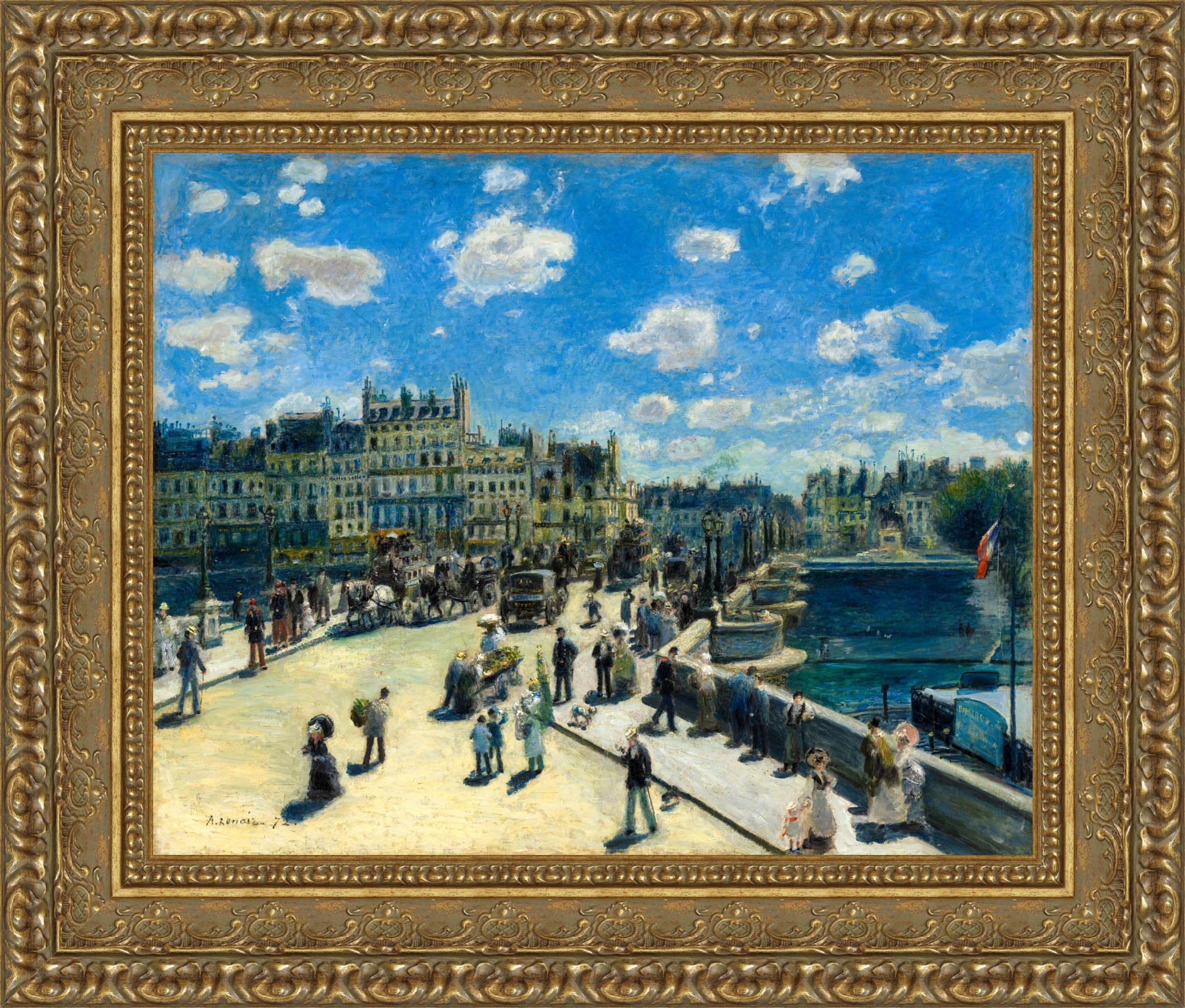 Pont Neuf Paris – Pierre Auguste Renoir, 1872 - Canvas Classics