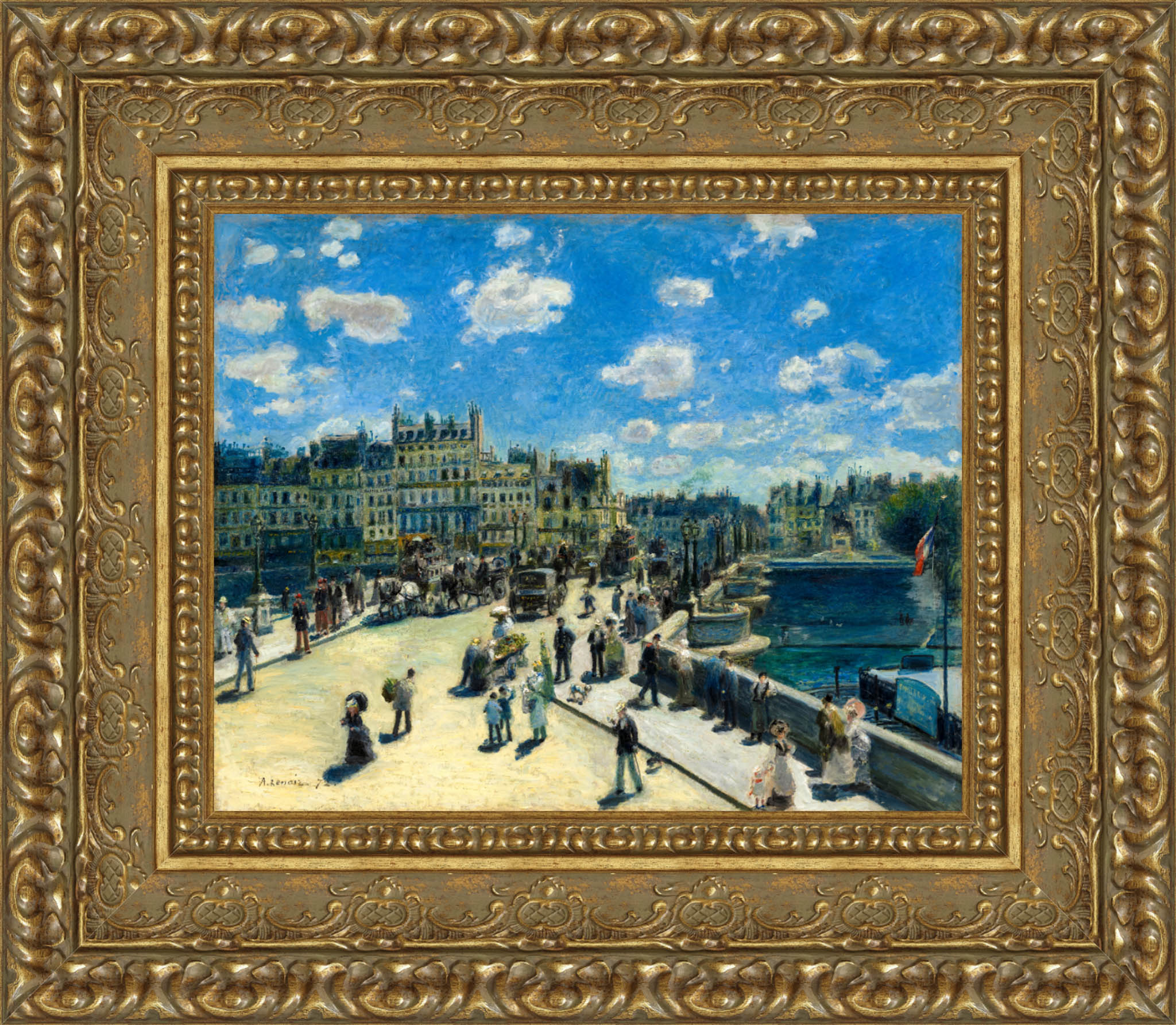 Pont Neuf Paris – Pierre Auguste Renoir, 1872 - Canvas Classics