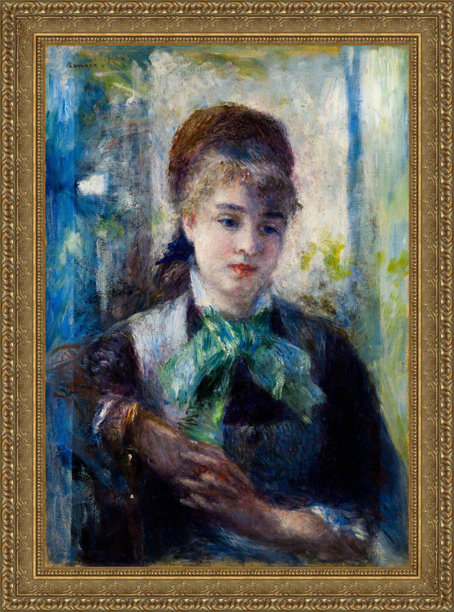 Portrait of Nini Lopez – Pierre - Auguste Renoir, 1876 - Canvas Classics