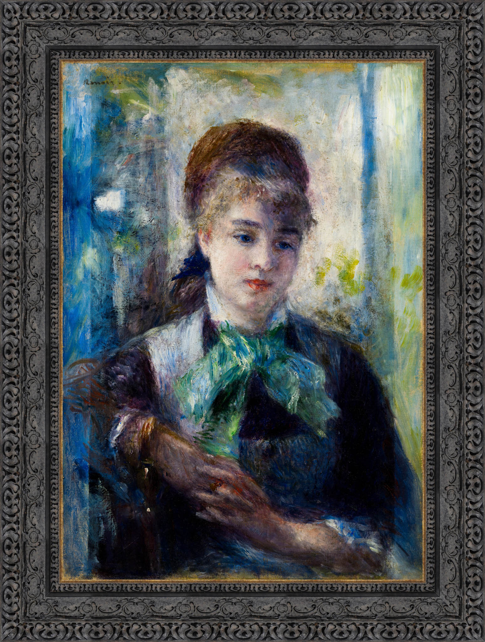 Portrait of Nini Lopez – Pierre - Auguste Renoir, 1876 - Canvas Classics