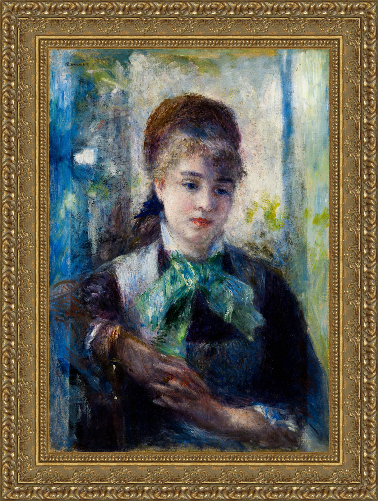 Portrait of Nini Lopez – Pierre - Auguste Renoir, 1876 - Canvas Classics