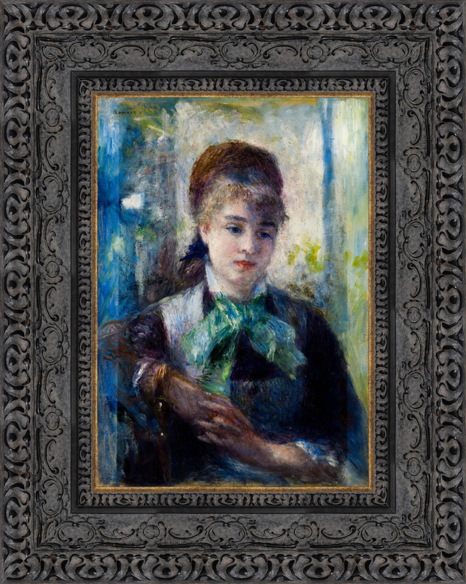 Portrait of Nini Lopez – Pierre - Auguste Renoir, 1876 - Canvas Classics