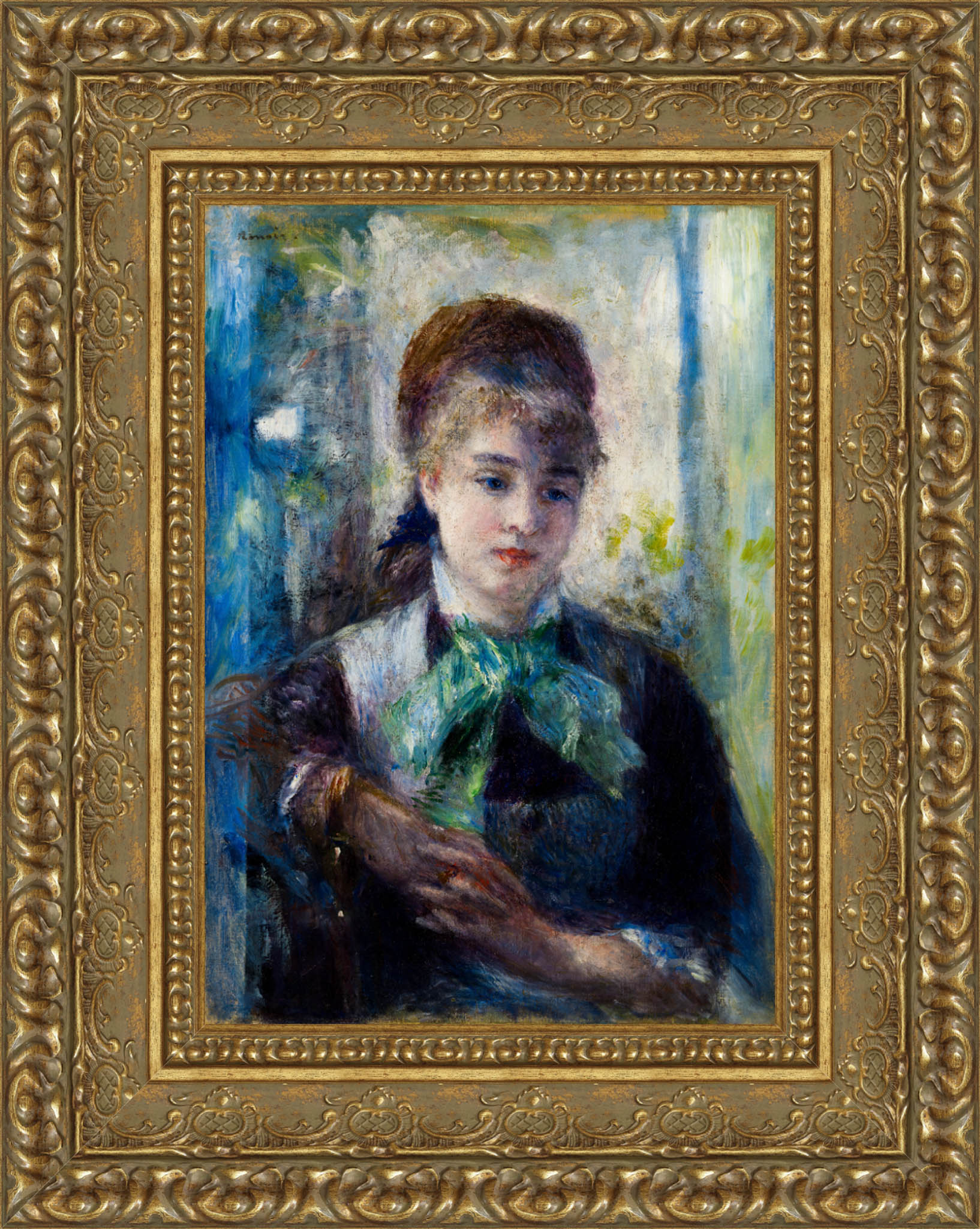 Portrait of Nini Lopez – Pierre - Auguste Renoir, 1876 - Canvas Classics