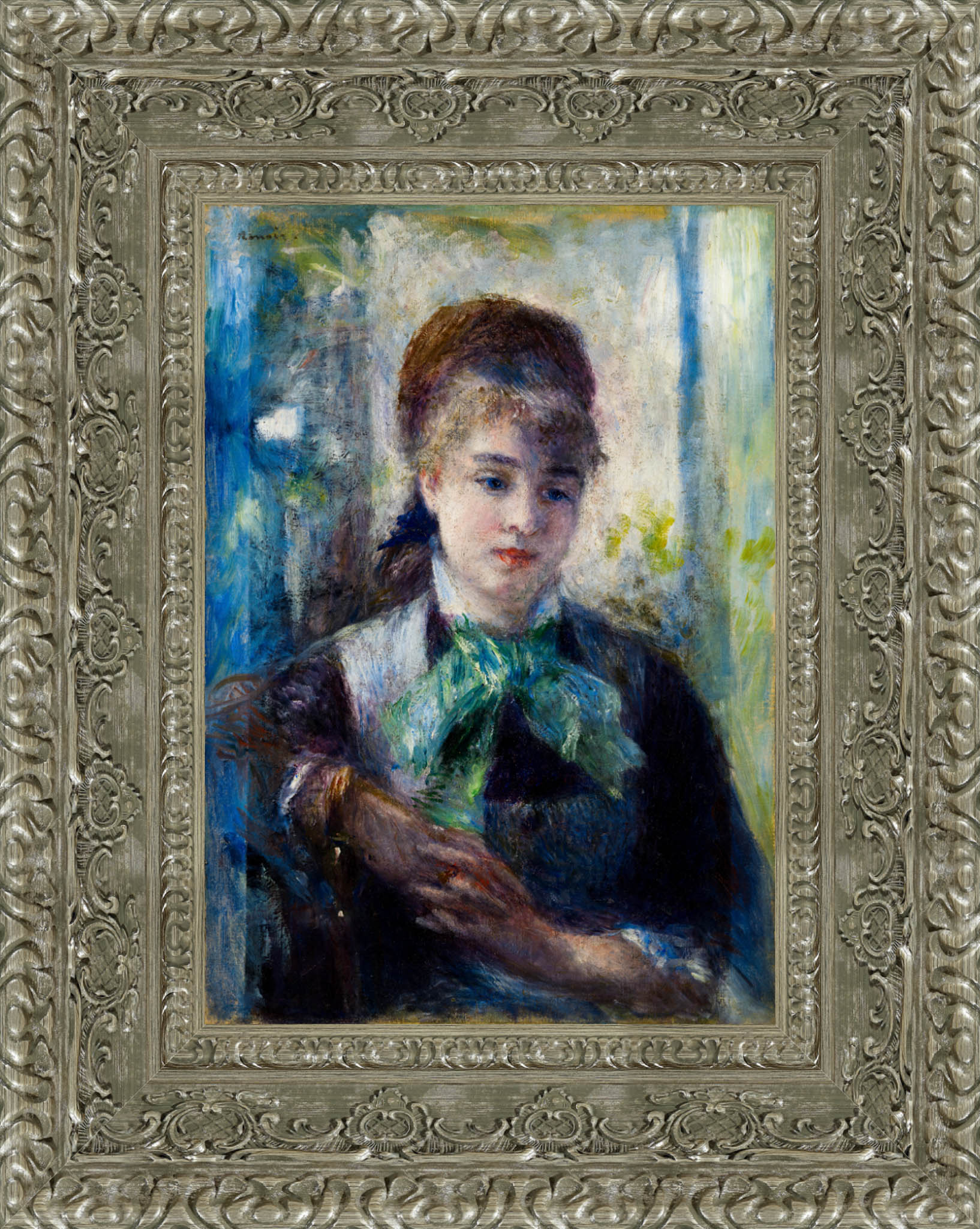 Portrait of Nini Lopez – Pierre - Auguste Renoir, 1876 - Canvas Classics