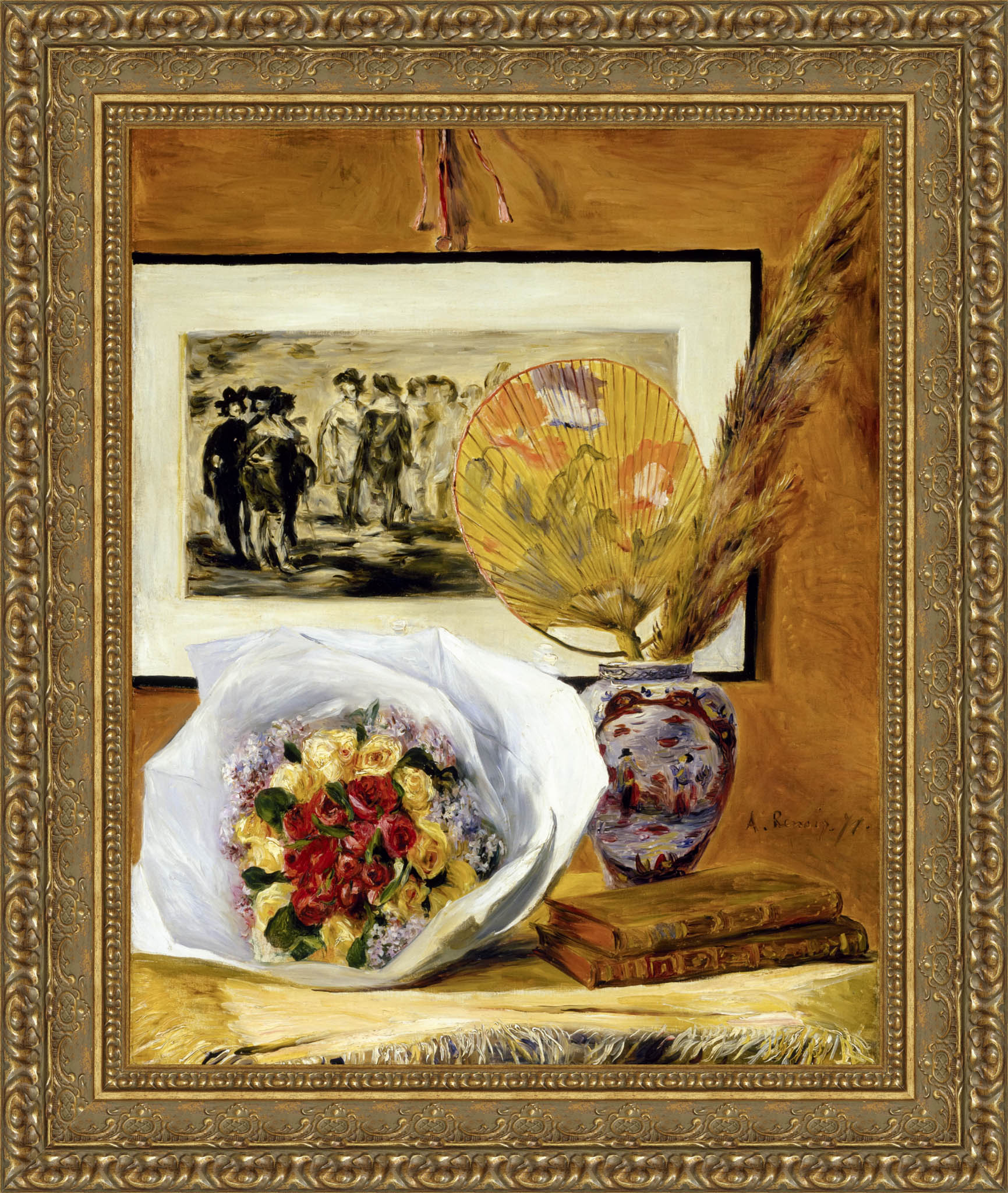 Still Life With Bouquet – Pierre - Auguste Renoir, 1871 - Canvas Classics