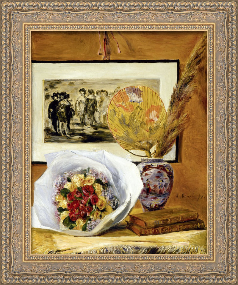 Still Life With Bouquet – Pierre-Auguste Renoir, 1871