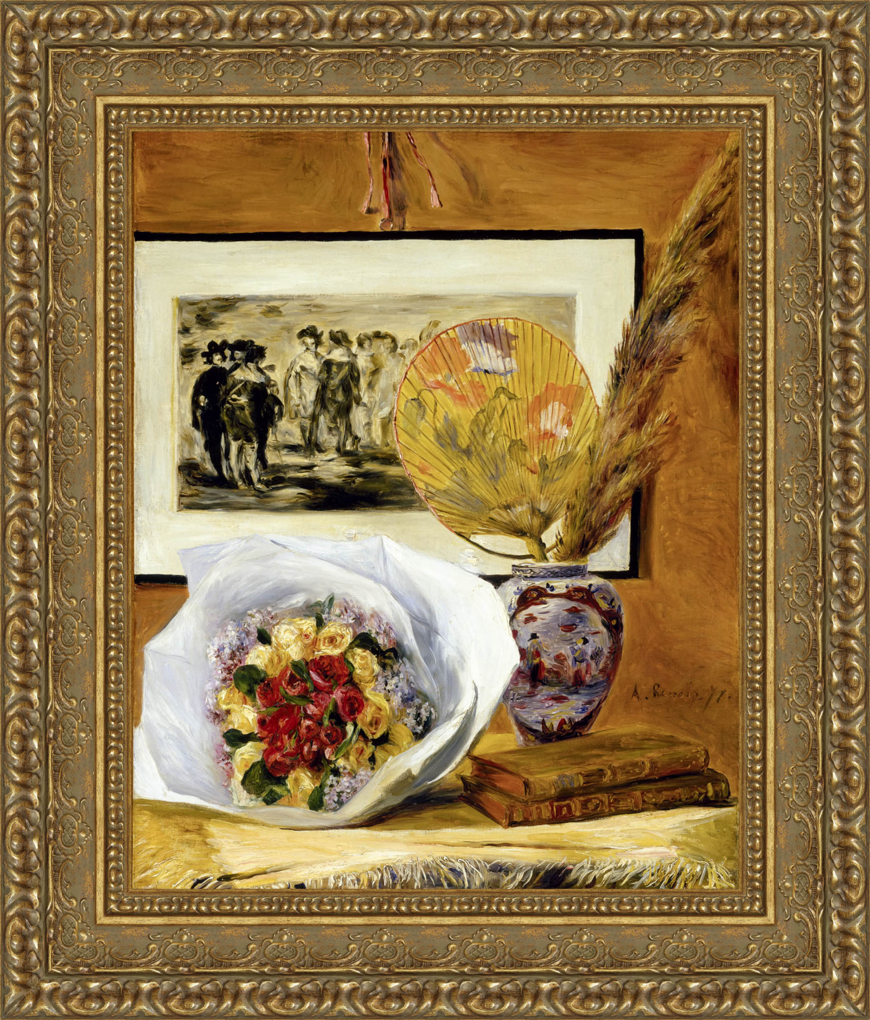 Still Life With Bouquet – Pierre - Auguste Renoir, 1871 - Canvas Classics