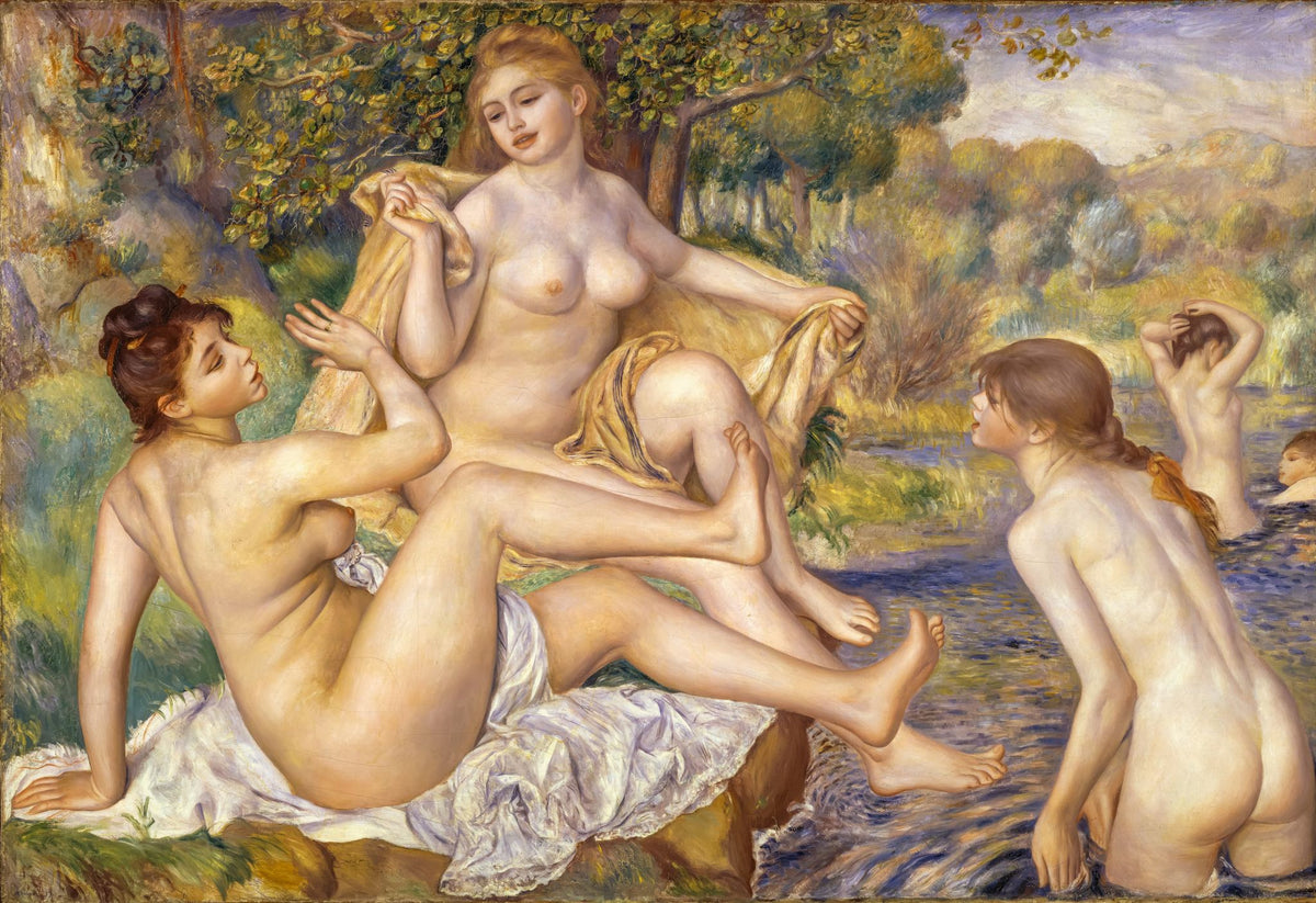 The Bathers – Pierre-Auguste Renoir, 1918-1919, framed