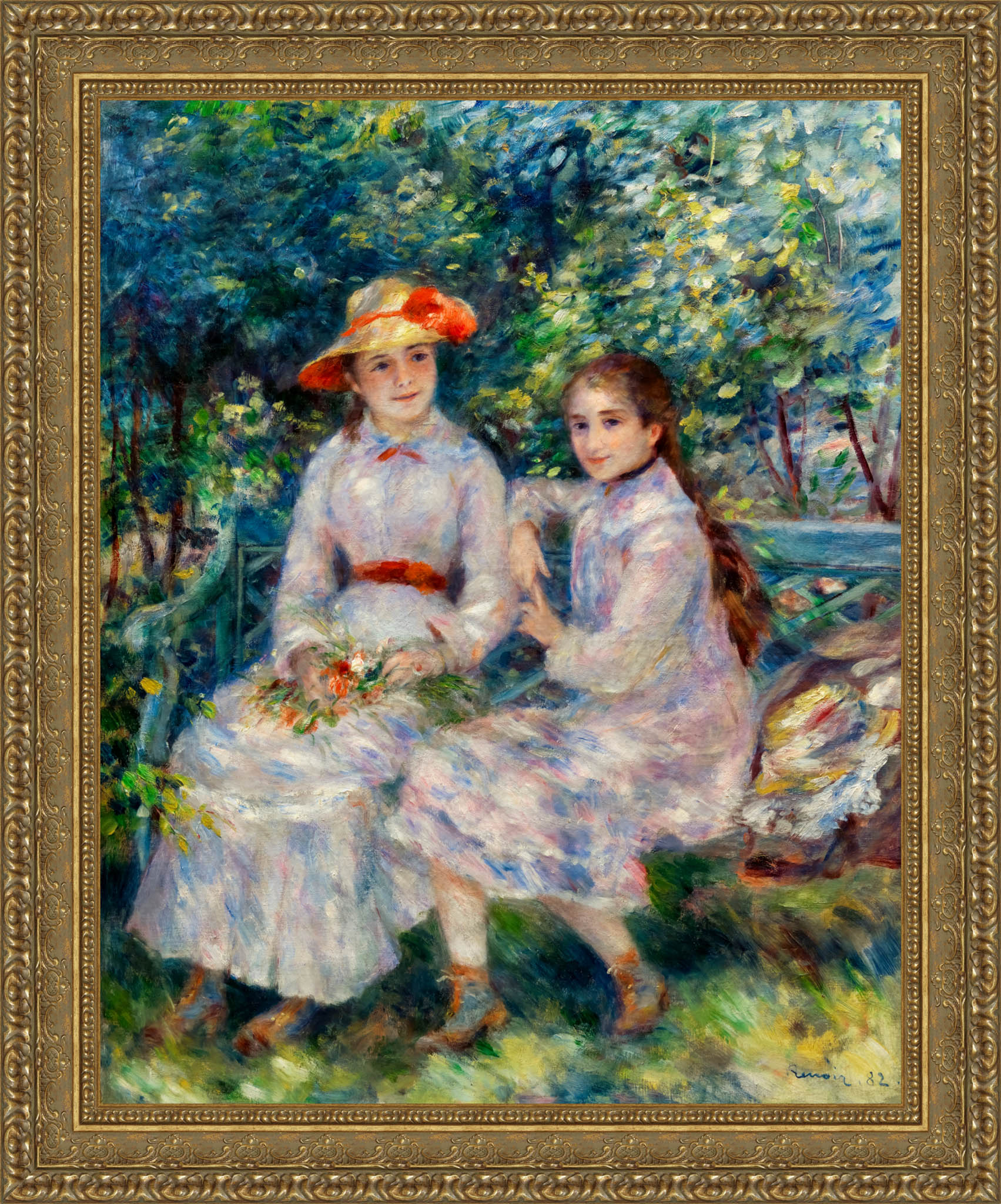The Daughters of Durand - Ruel – Pierre - Auguste Renoir, 1882 - Canvas Classics
