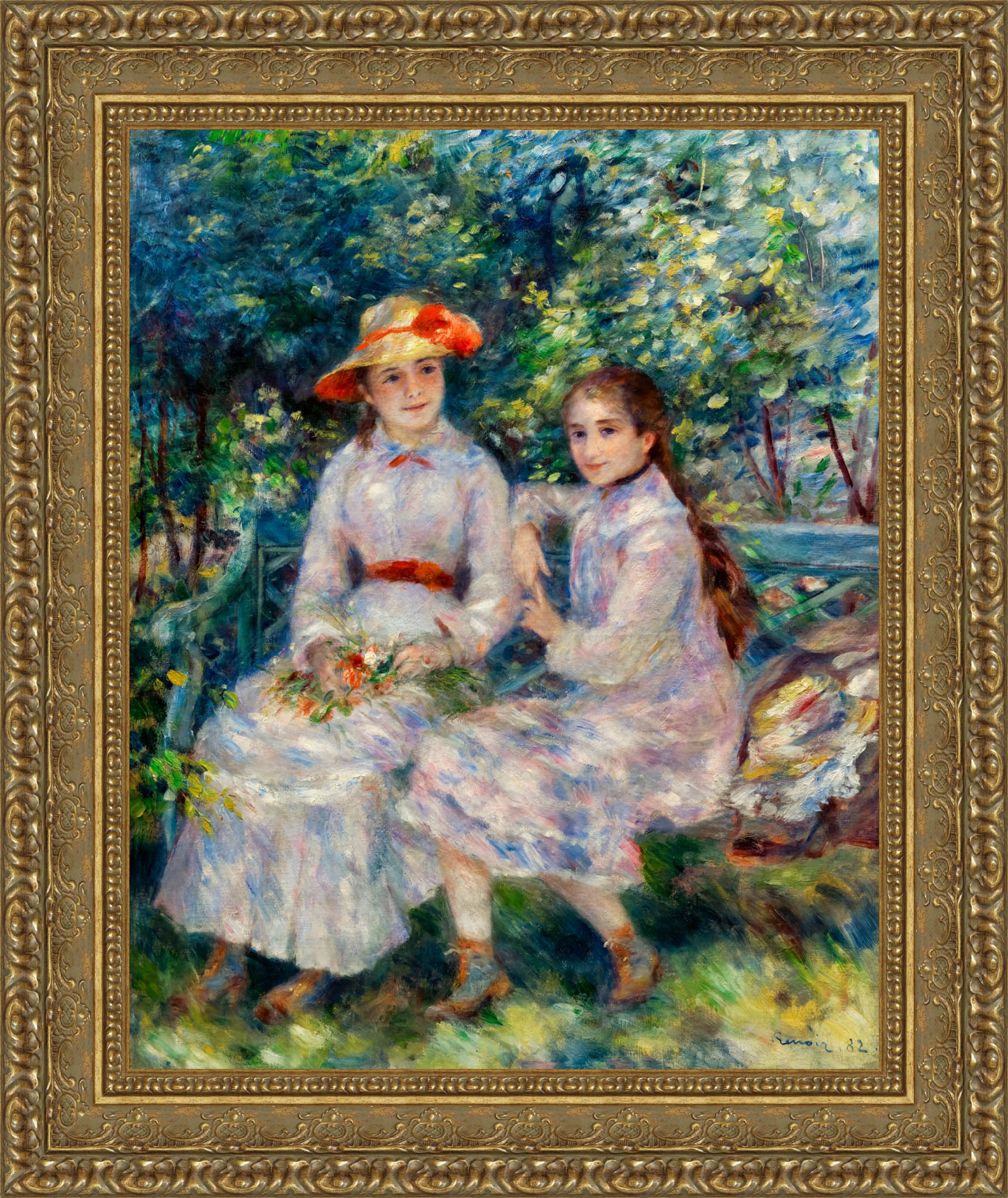 The Daughters of Durand - Ruel – Pierre - Auguste Renoir, 1882 - Canvas Classics