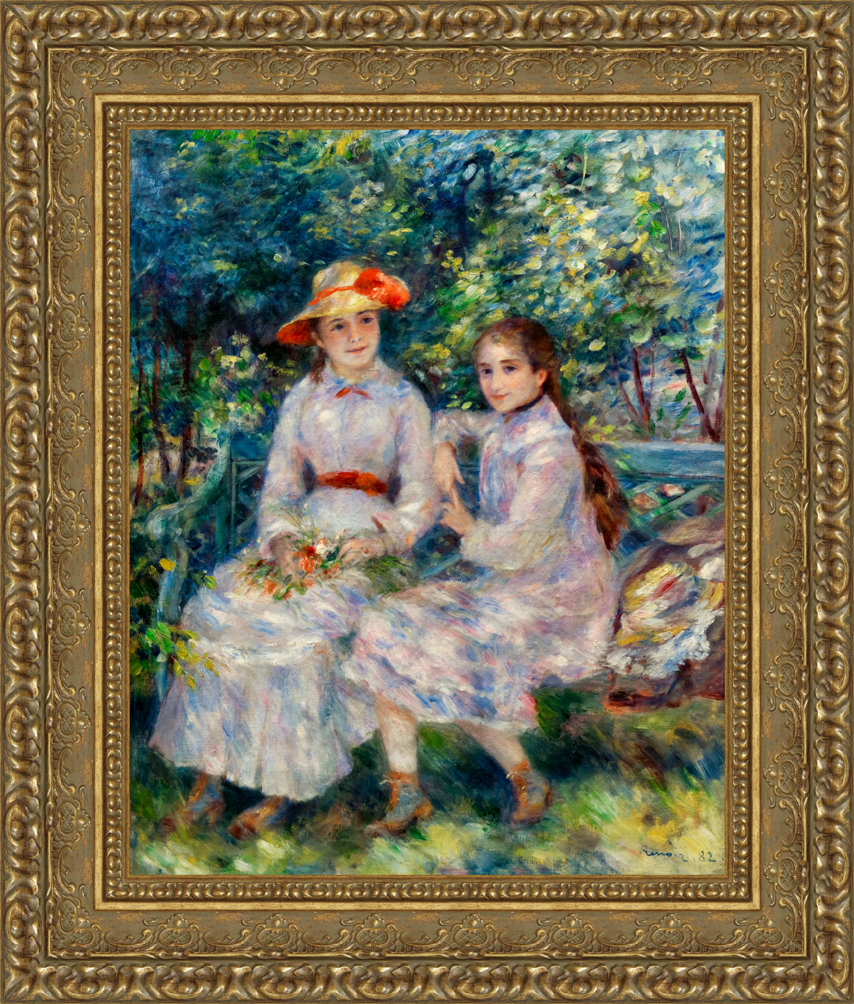 The Daughters of Durand - Ruel – Pierre - Auguste Renoir, 1882 - Canvas Classics