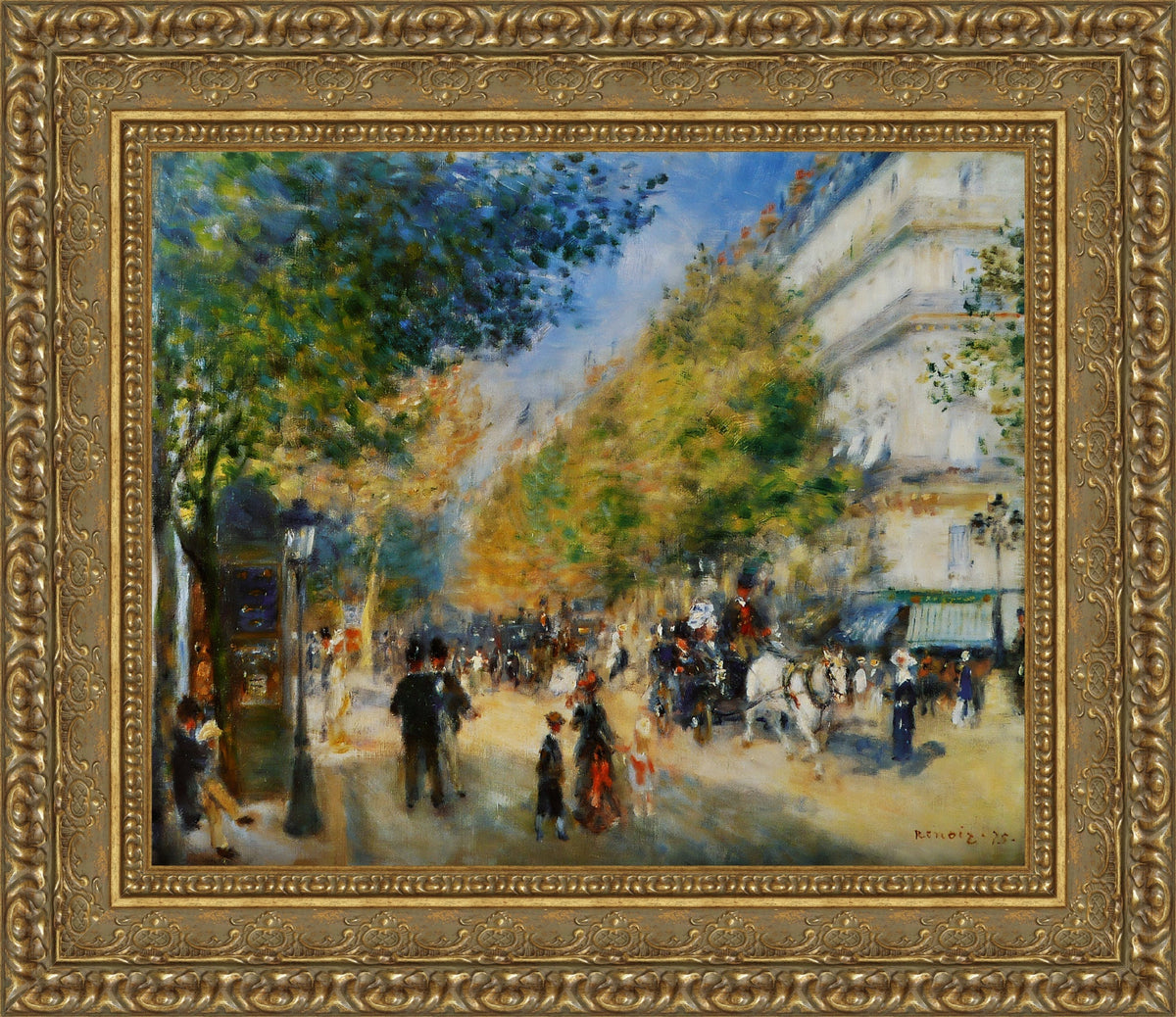 The Grand Boulevards – Pierre-Auguste Renoir, 1875