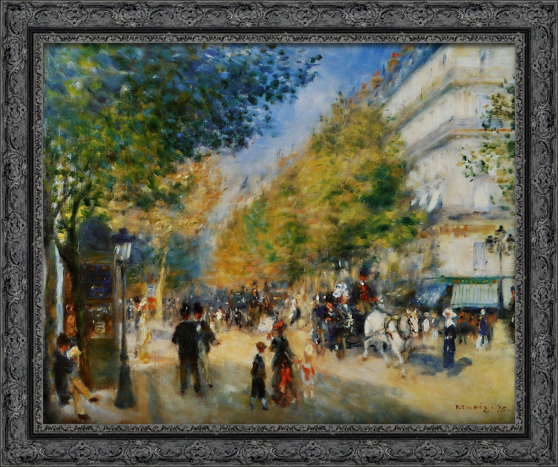The Grand Boulevards – Pierre-Auguste Renoir, 1875