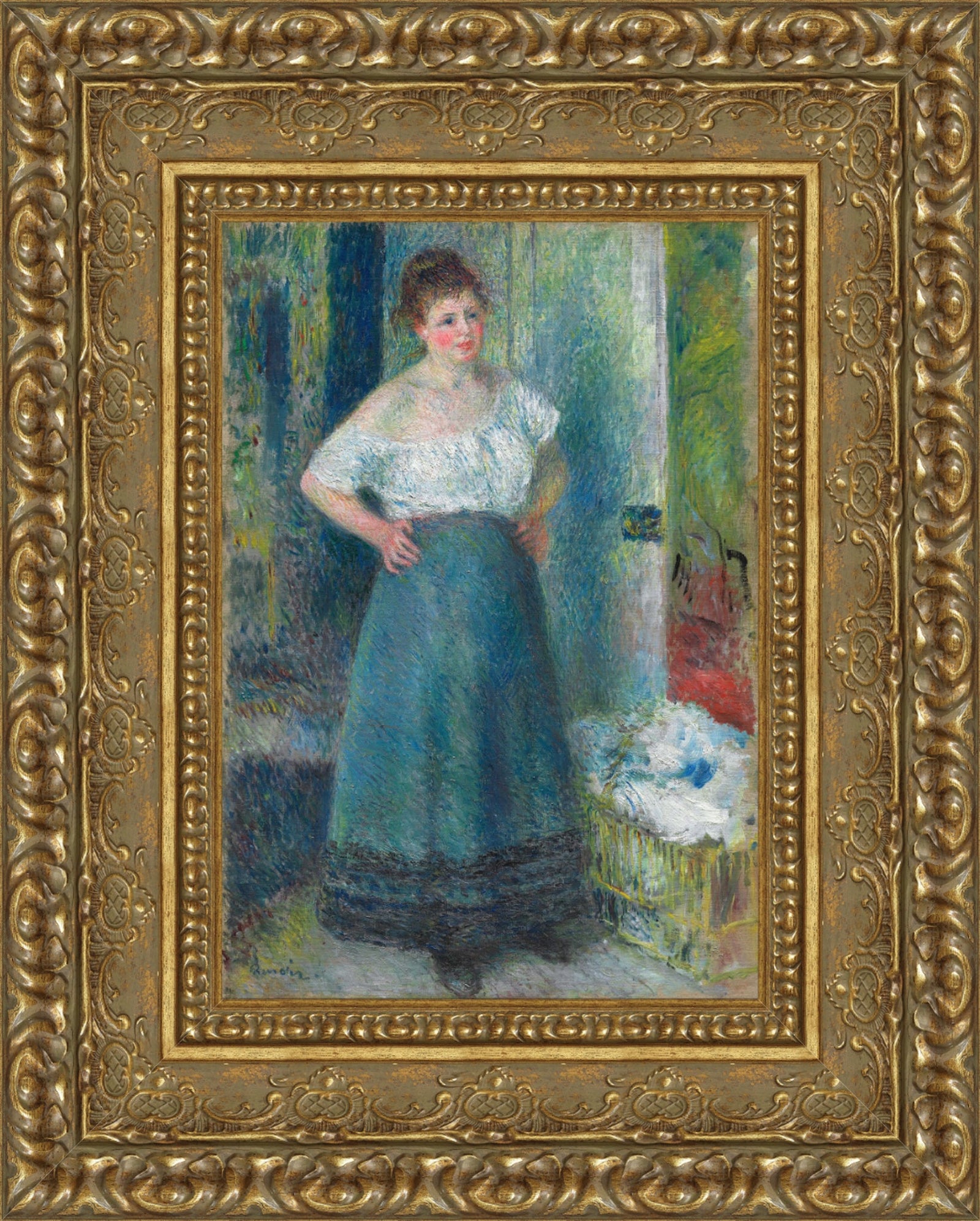 The Laundress – Pierre-Auguste Renoir, 1877