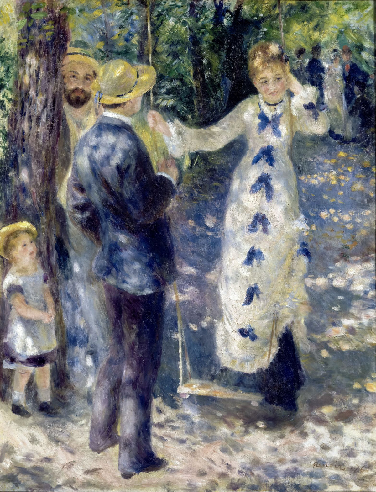 The Swing – Pierre-Auguste Renoir, 1876, framed