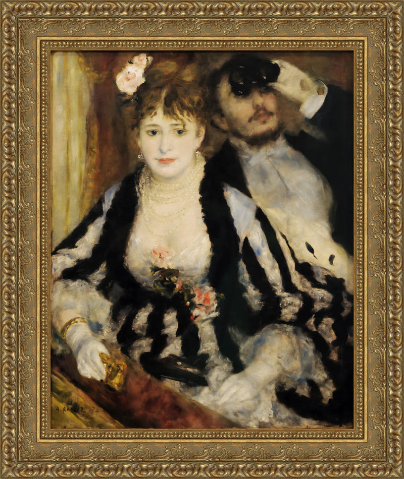 The Theater Box – Pierre-Auguste Renoir, 1874