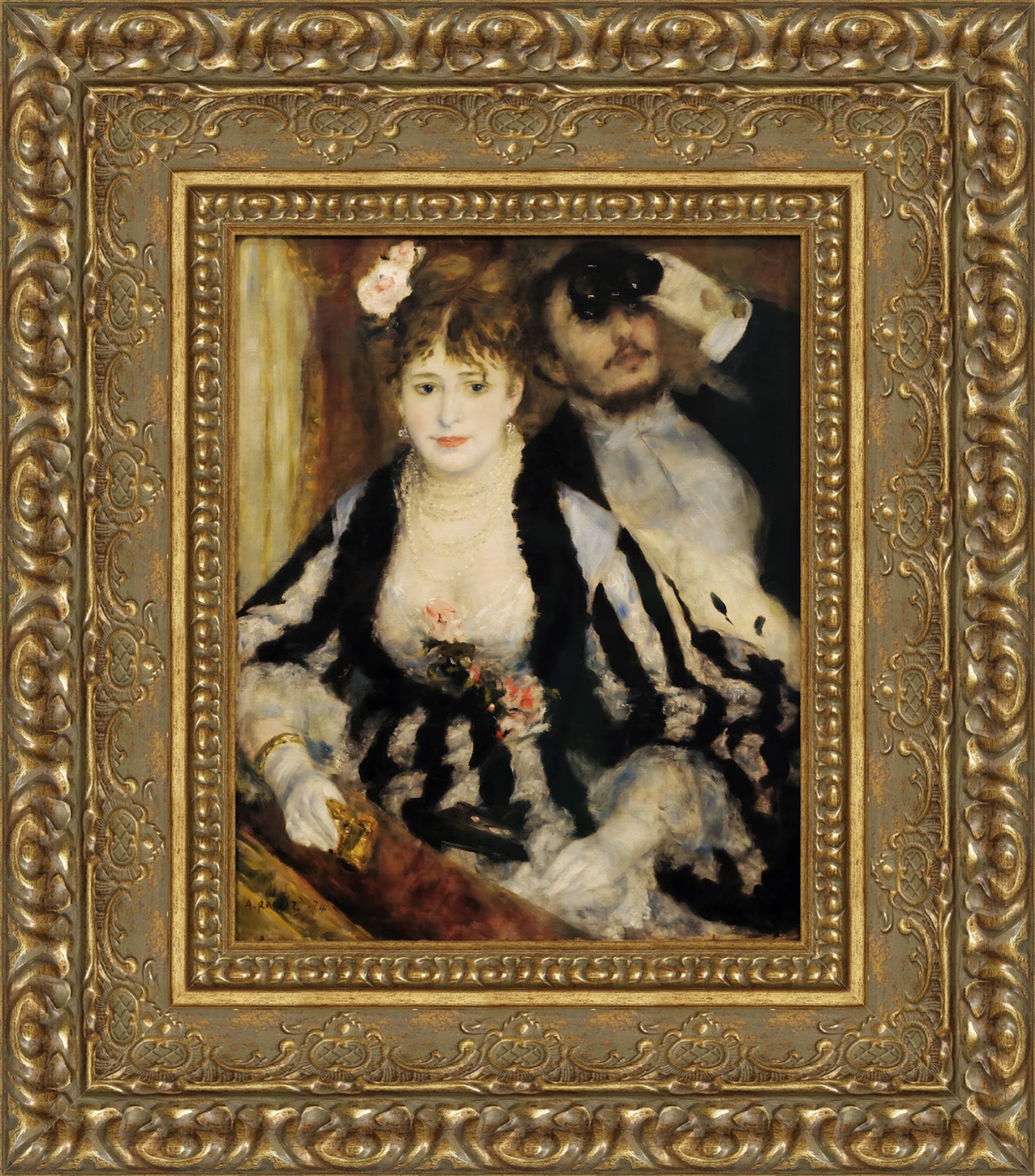 The Theater Box – Pierre-Auguste Renoir, 1874