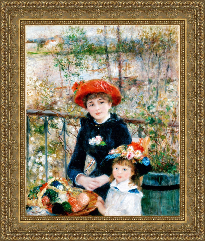 Two Sisters (On the Terrace) – Pierre-Auguste Renoir, 1881