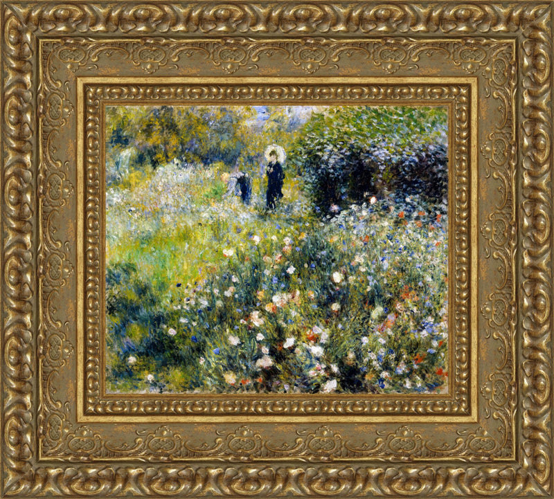 Woman With A Parasol In A Garden – Pierre-Auguste Renoir, 1875