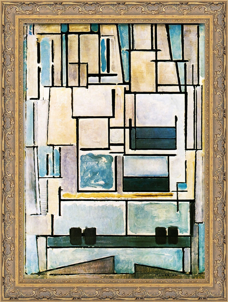 Blue Facade – Piet Mondrian, 1914