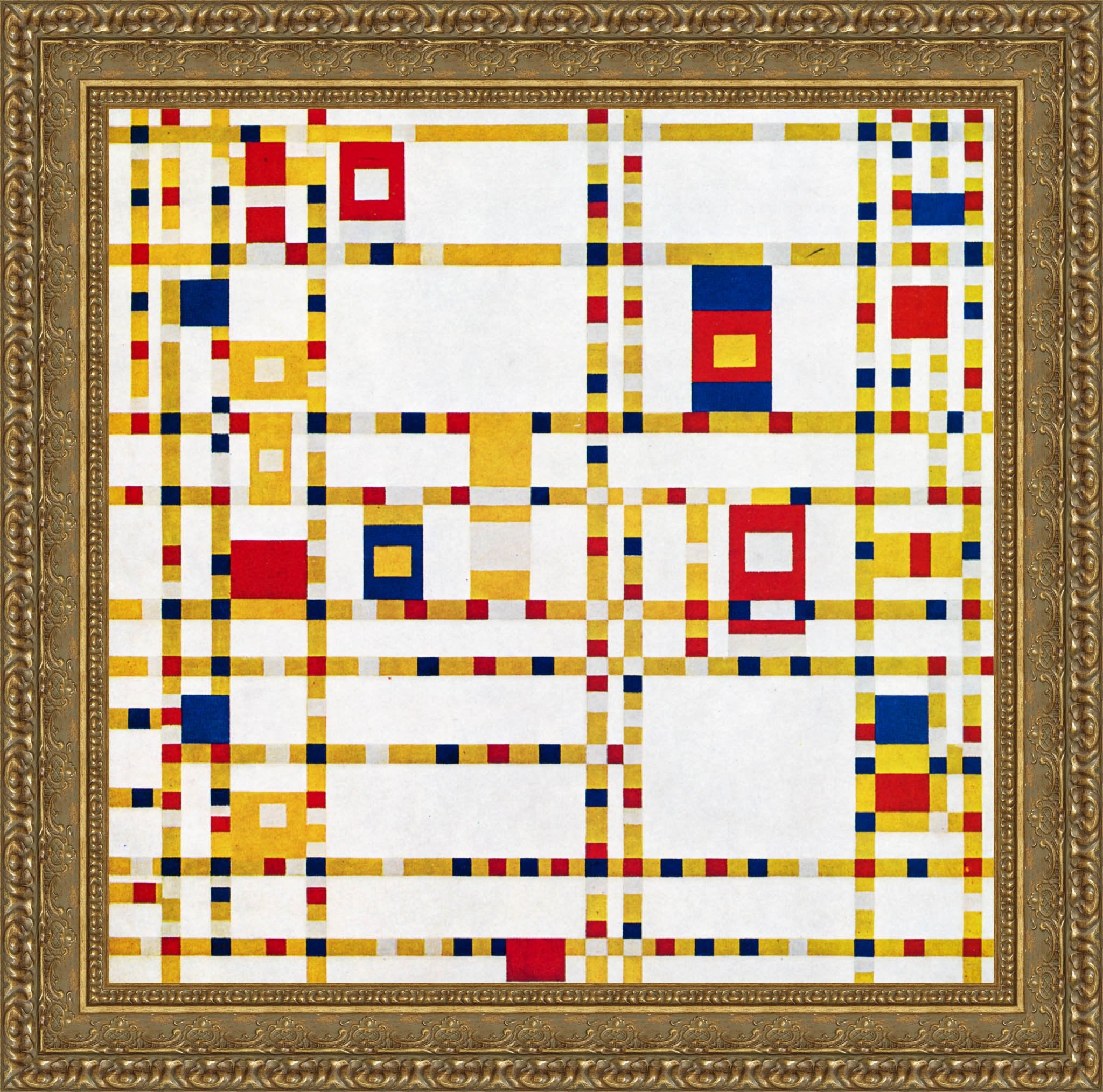 Broadway Boogie Woogie – Piet Mondrian, 1942 - 43 - Canvas Classics