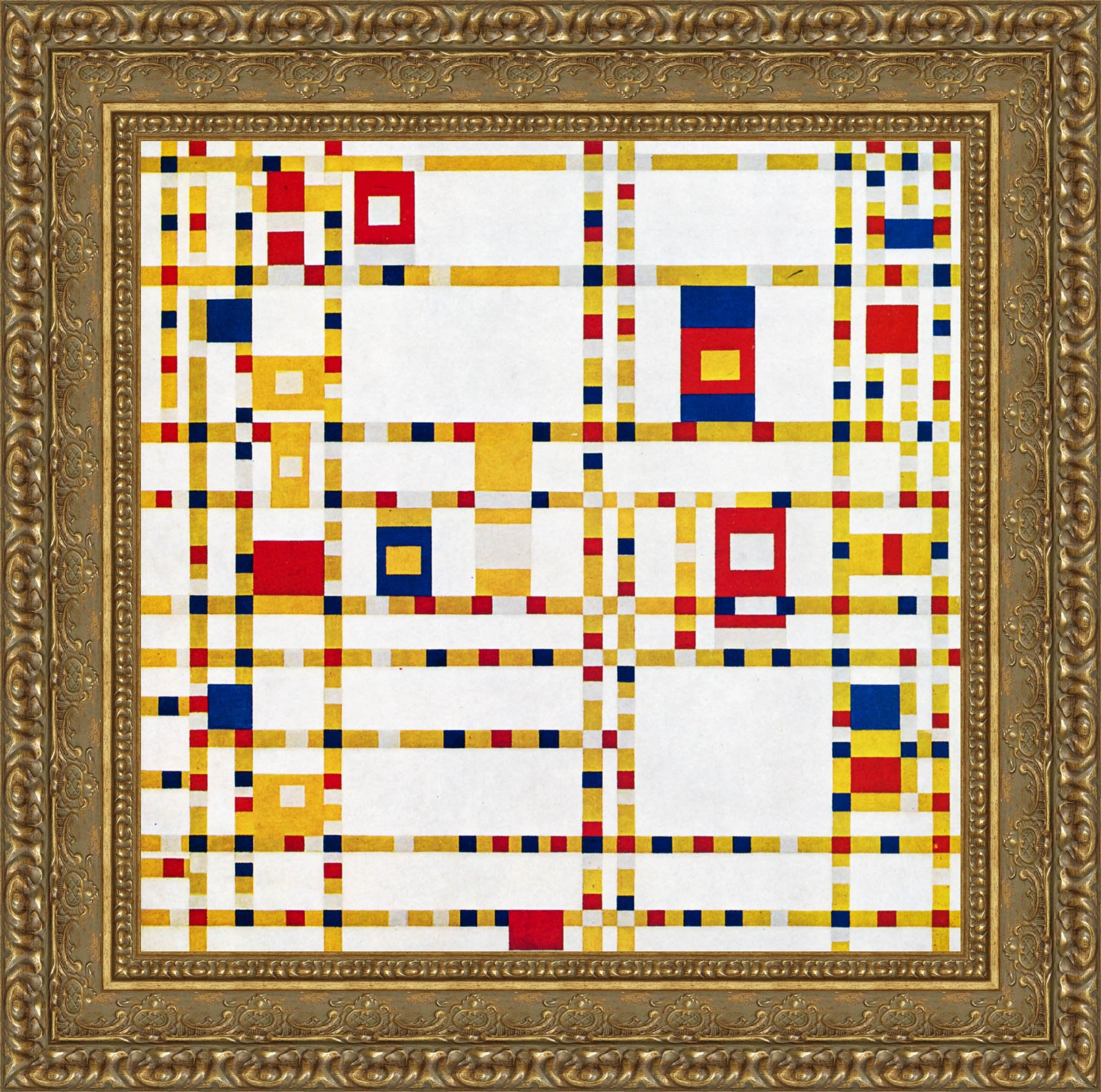 Broadway Boogie Woogie – Piet Mondrian, 1942 - 43 - Canvas Classics