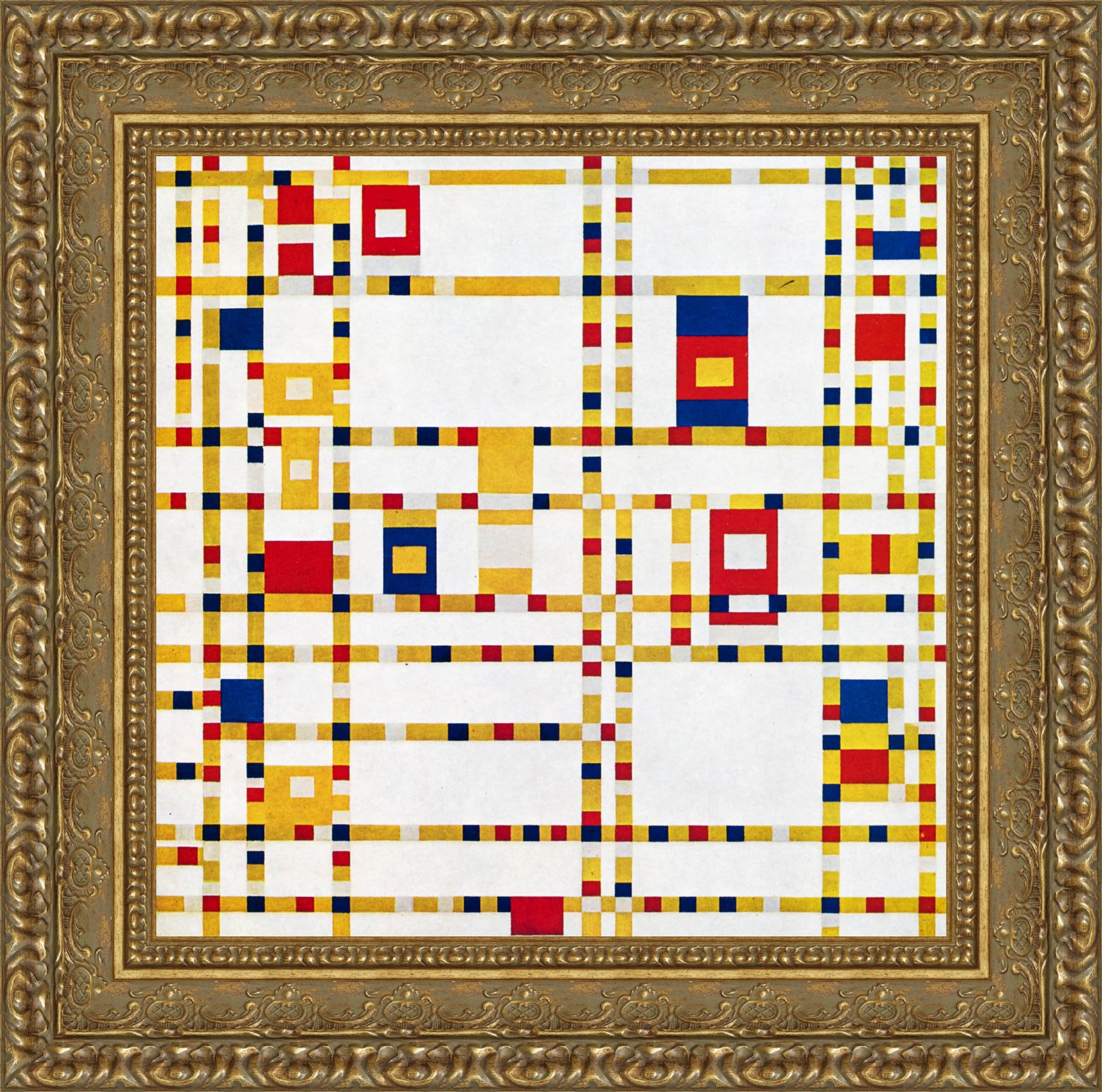 Broadway Boogie Woogie – Piet Mondrian, 1942 - 43 - Canvas Classics