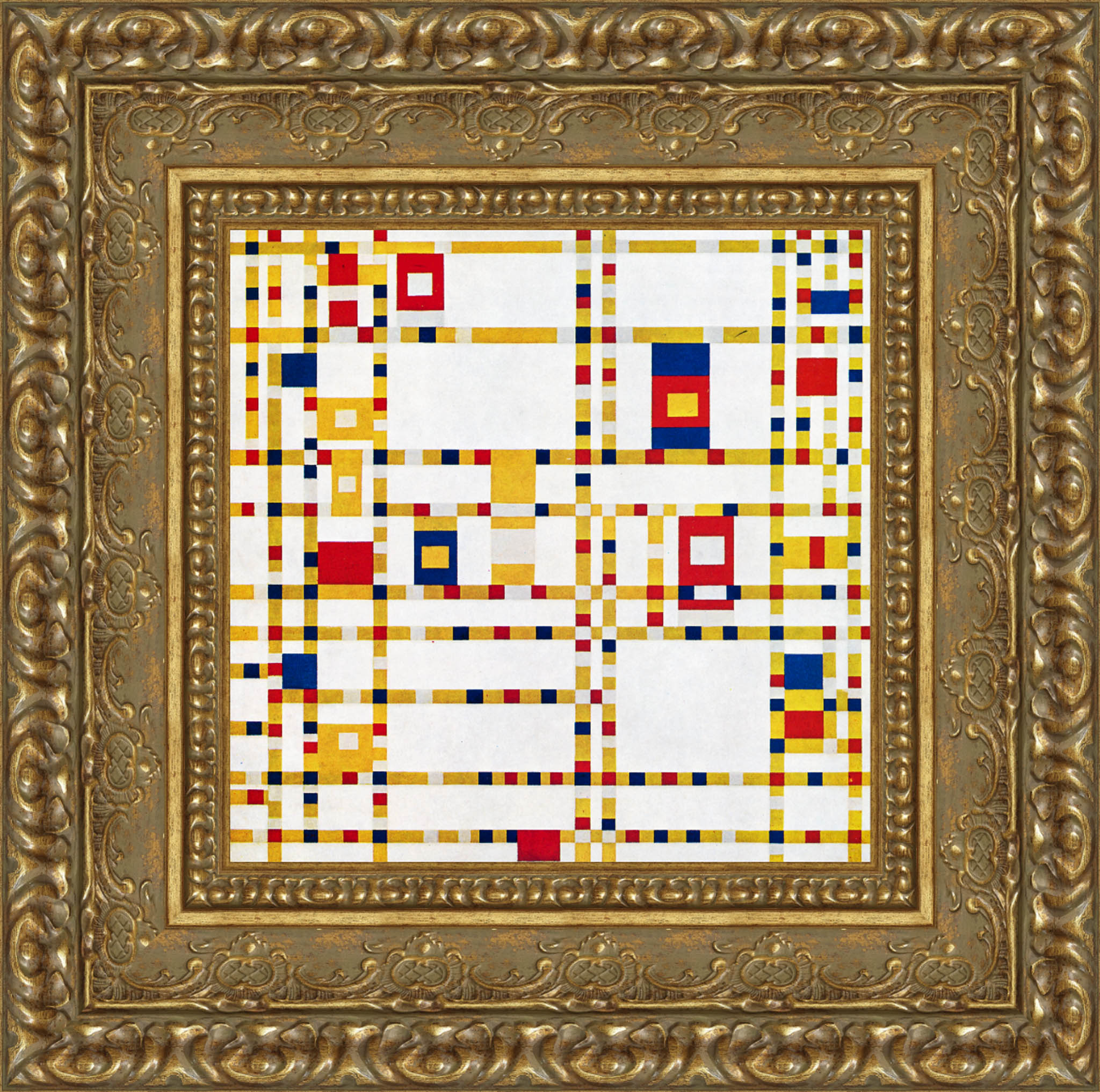 Broadway Boogie Woogie – Piet Mondrian, 1942 - 43 - Canvas Classics