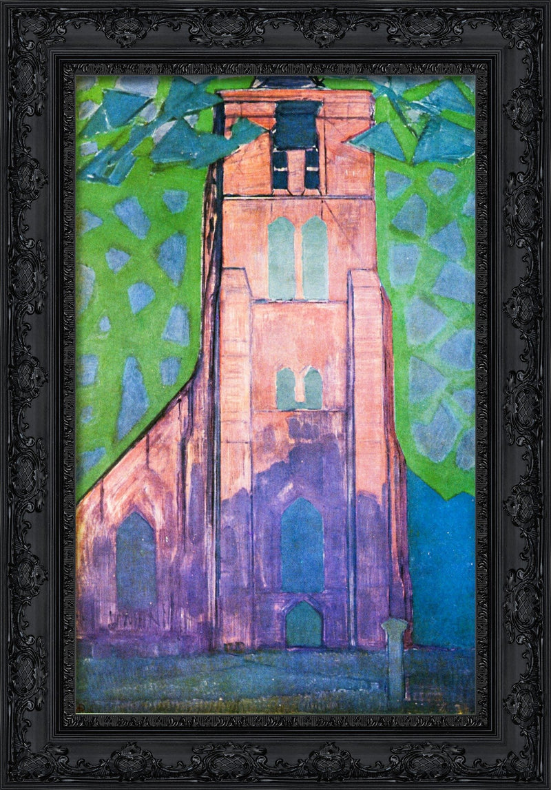 Church Tower at Domburg – Piet Mondrian, 1911