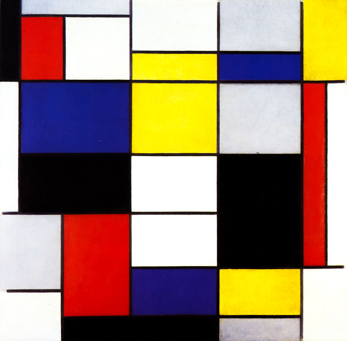 Composition A – Piet Mondrian, 1920, framed