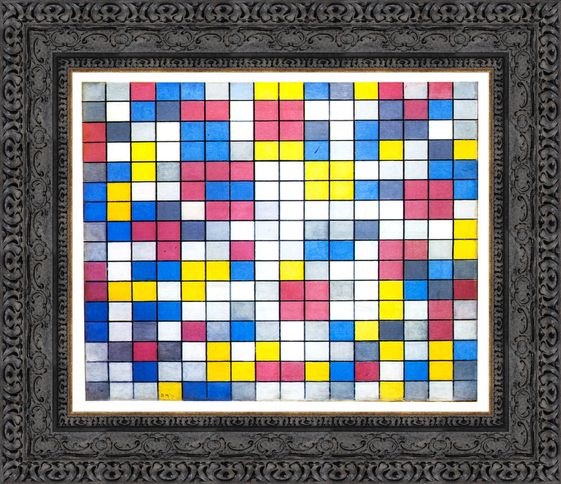 Composition Checkerboard Light Colours – Piet Mondrian, 1919