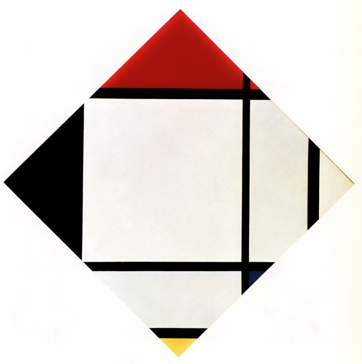 Composition In A Lozenge - Piet Mondrian, framed