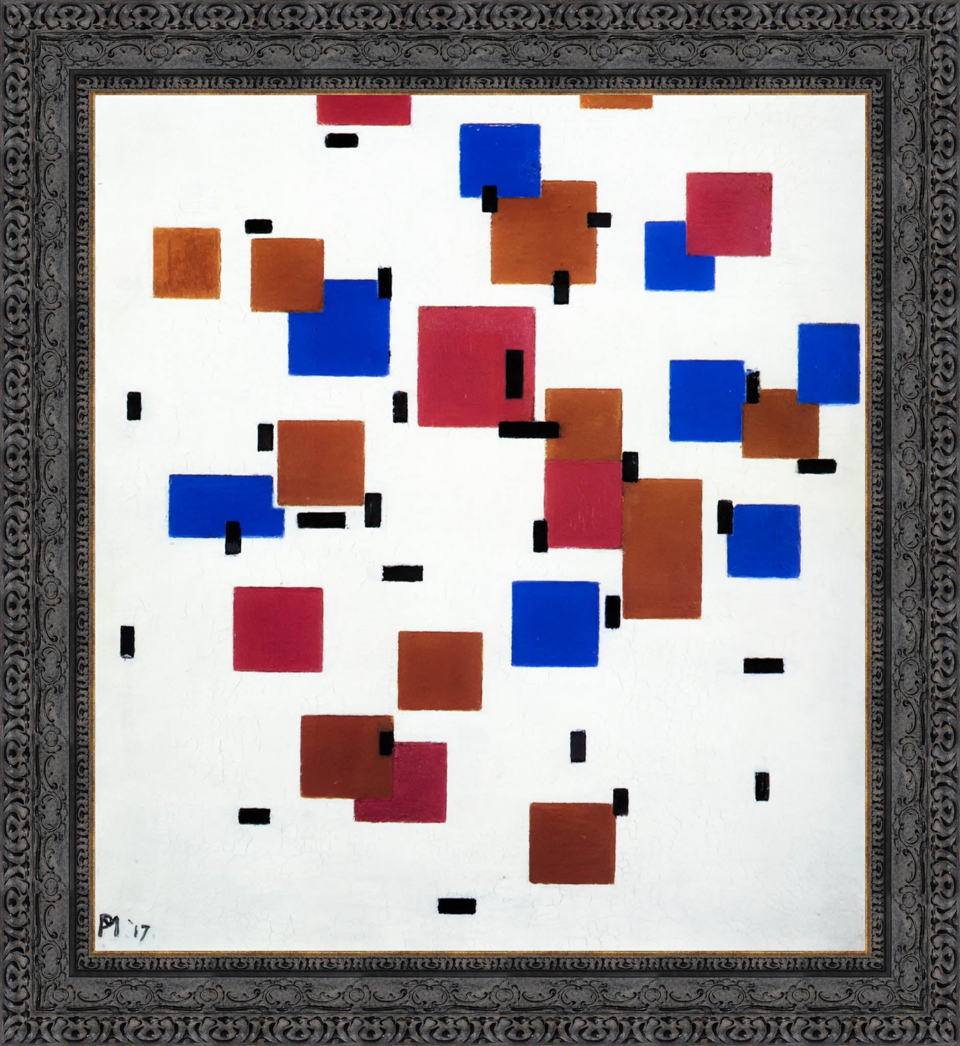 Composition In Colour A - Piet Mondrian, 1917