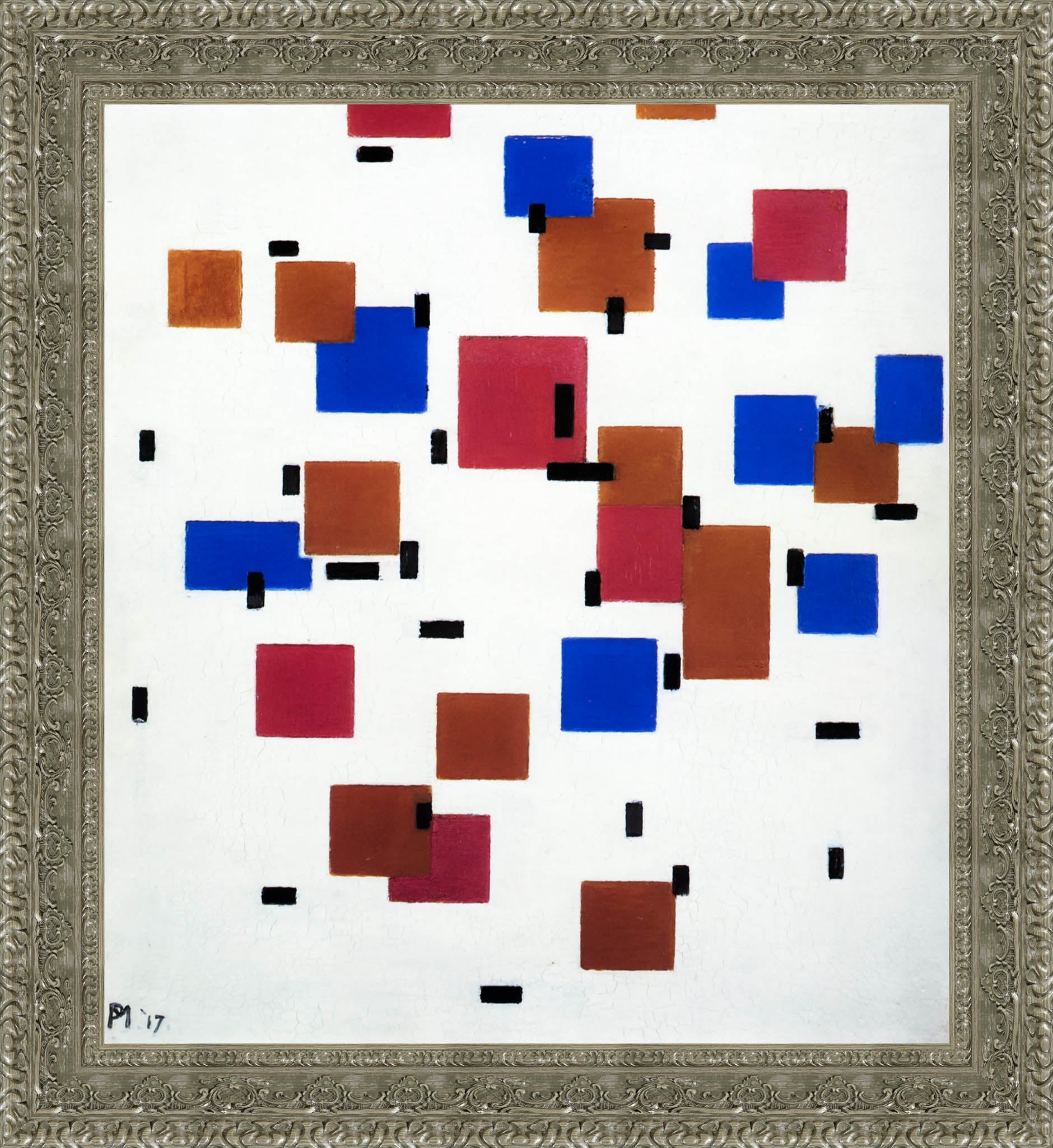 Composition In Colour A - Piet Mondrian, 1917