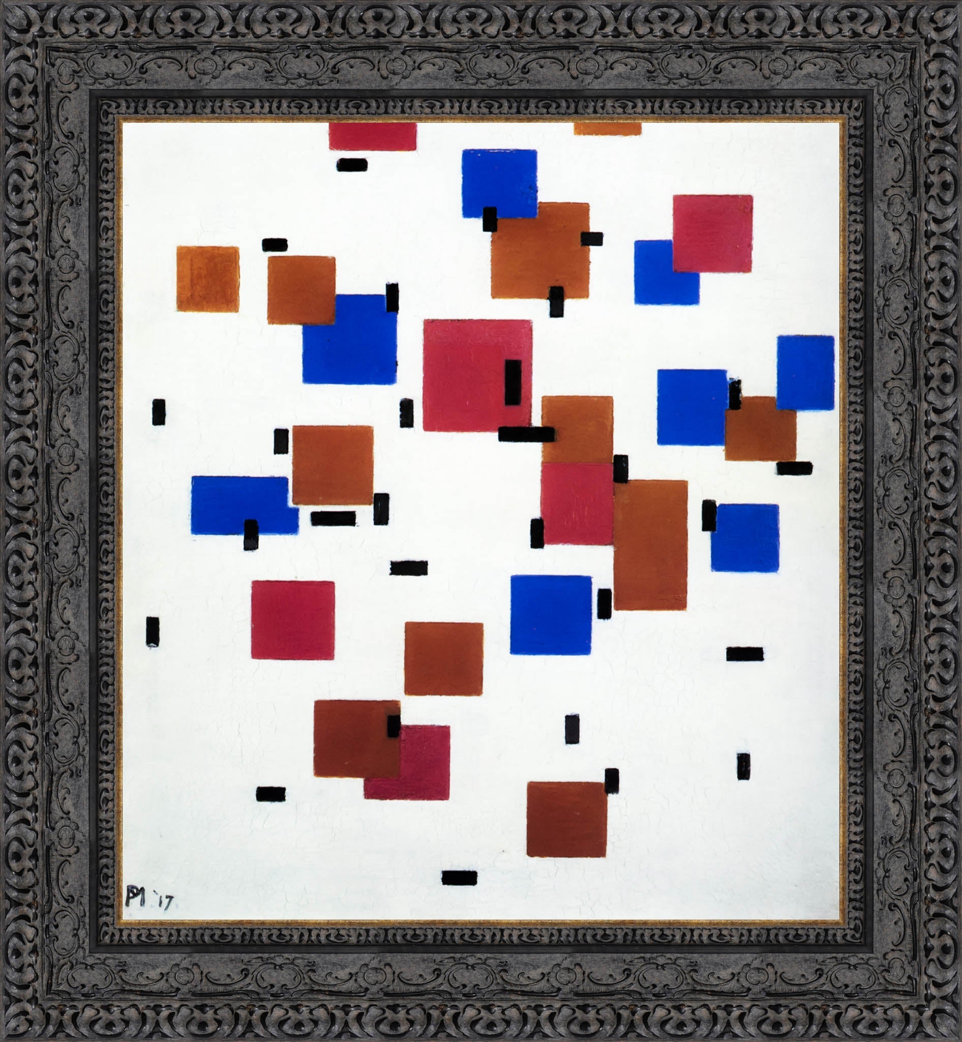 Composition In Colour A - Piet Mondrian, 1917