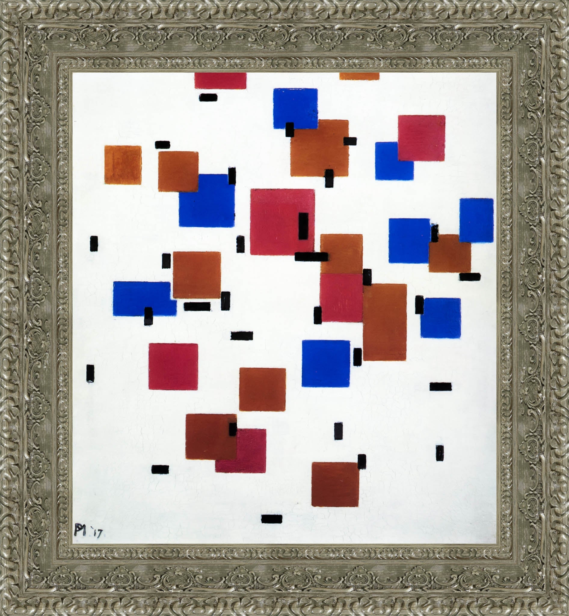 Composition In Colour A - Piet Mondrian, 1917