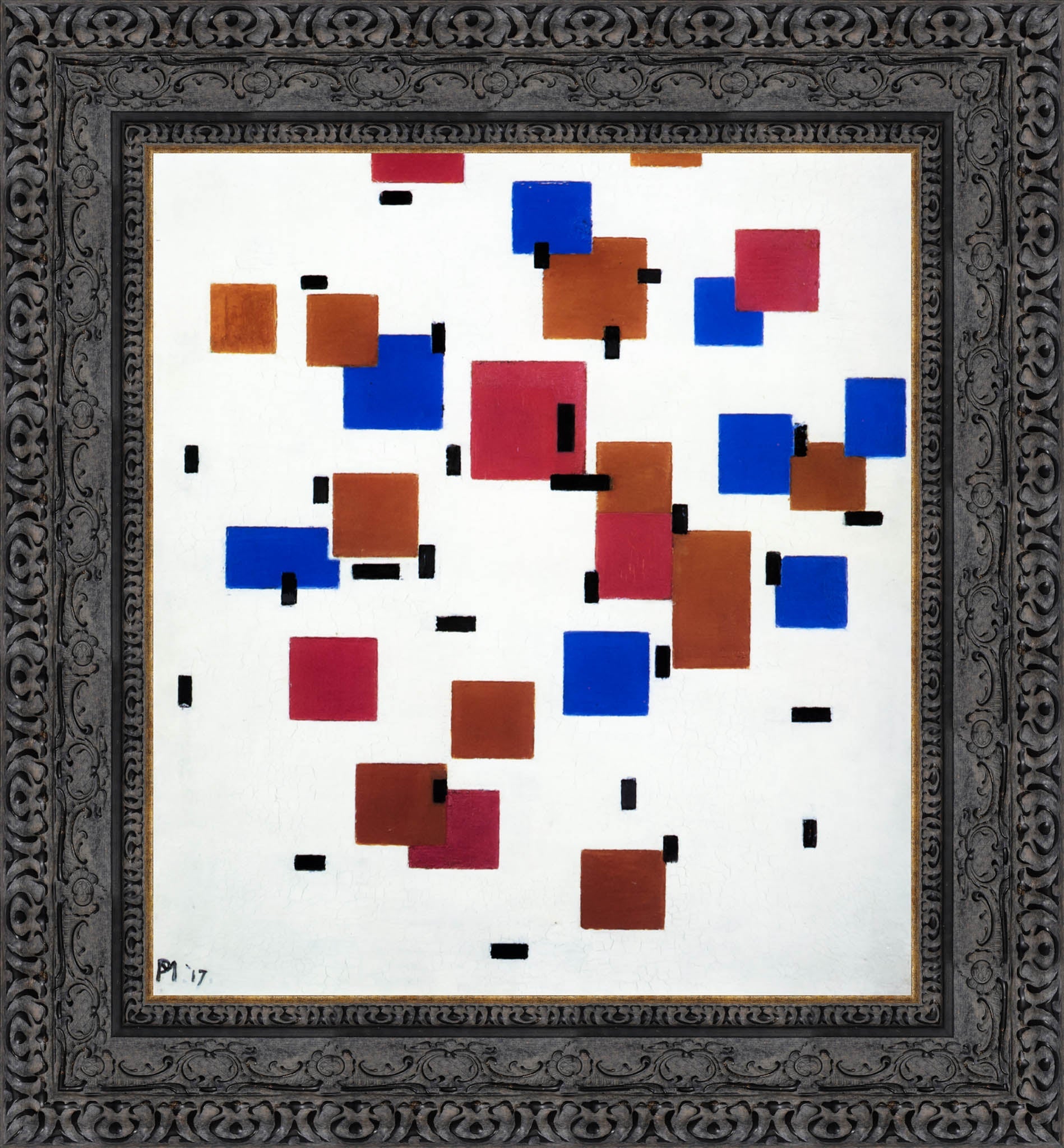 Composition In Colour A - Piet Mondrian, 1917