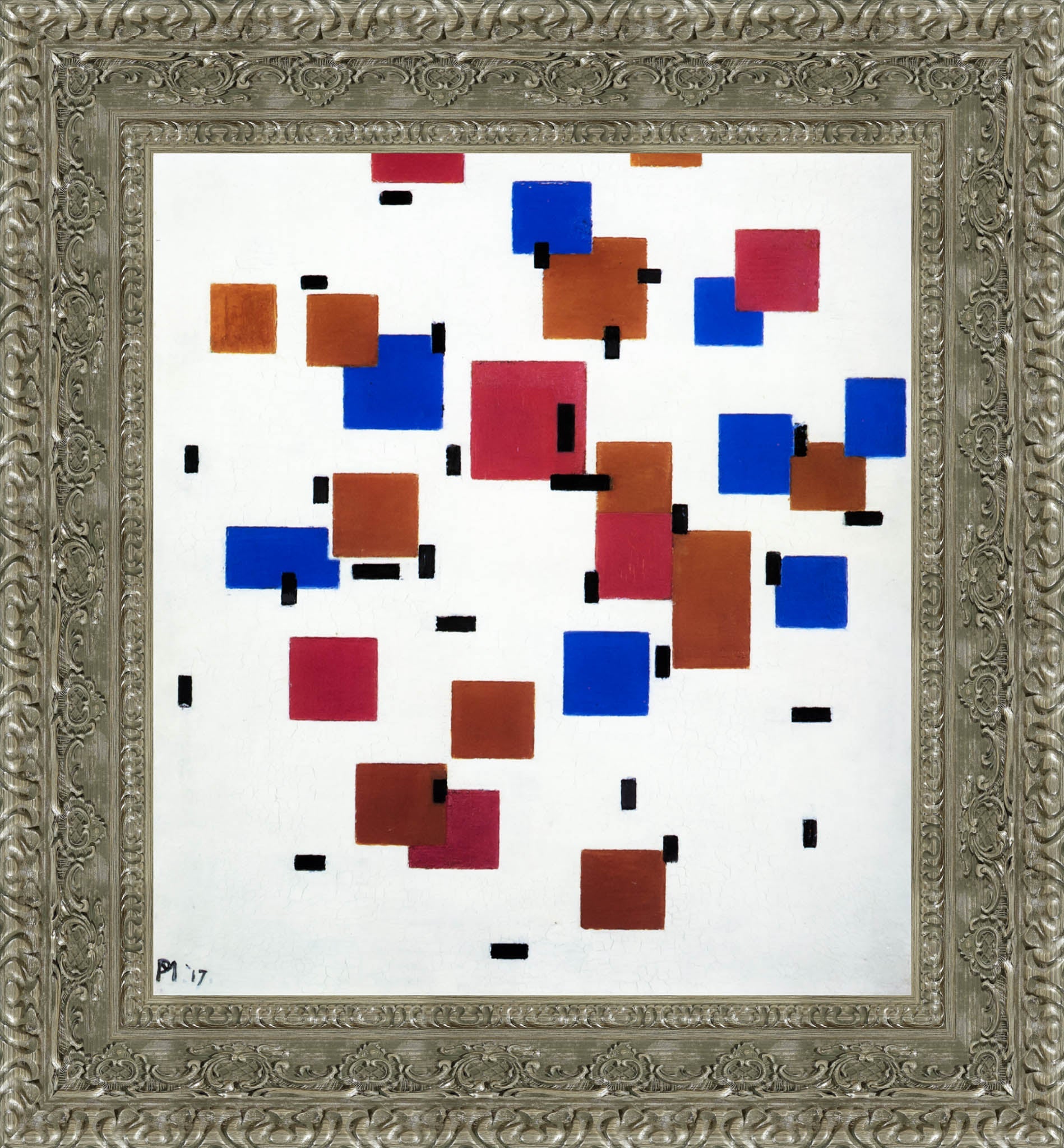 Composition In Colour A - Piet Mondrian, 1917