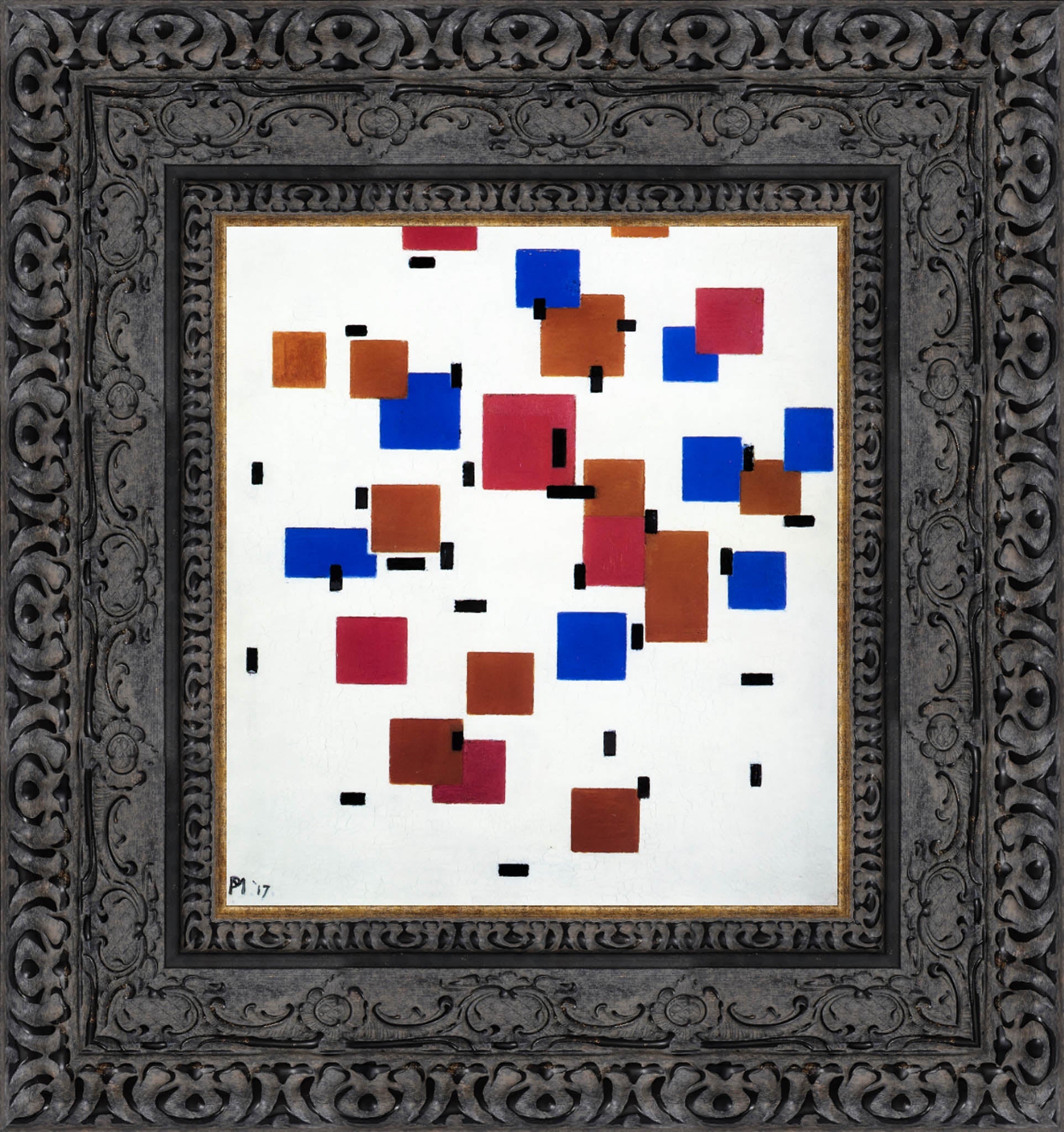 Composition In Colour A - Piet Mondrian, 1917