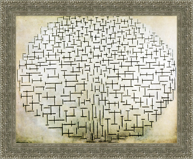 Composition No 10 Pier And Ocean - Piet Mondrian, 1915